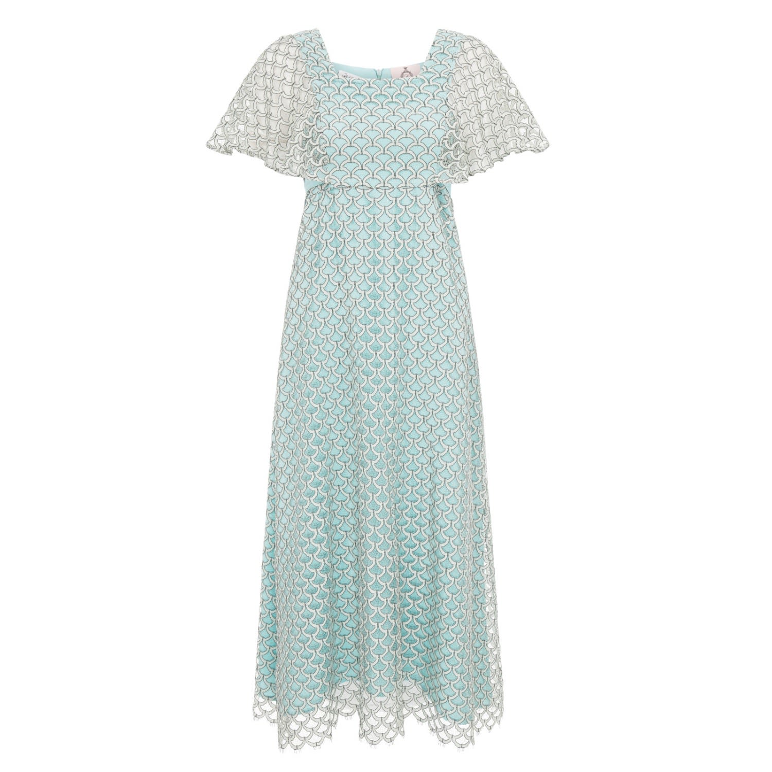 Lisa The Label Women's Venetian Dress Long In Blue