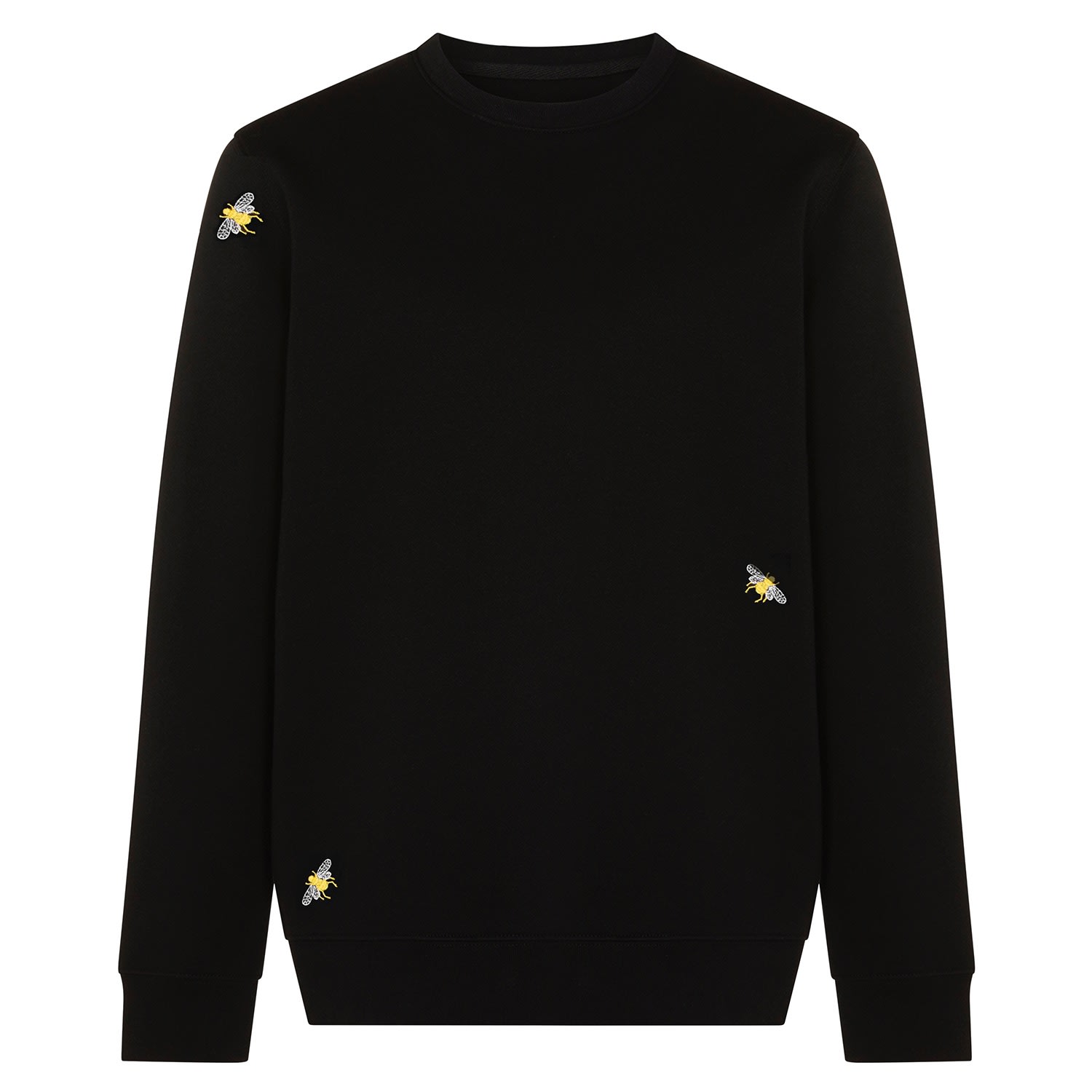 Ingmarson Bee Embroidered Sweatshirt Black Men In Black
