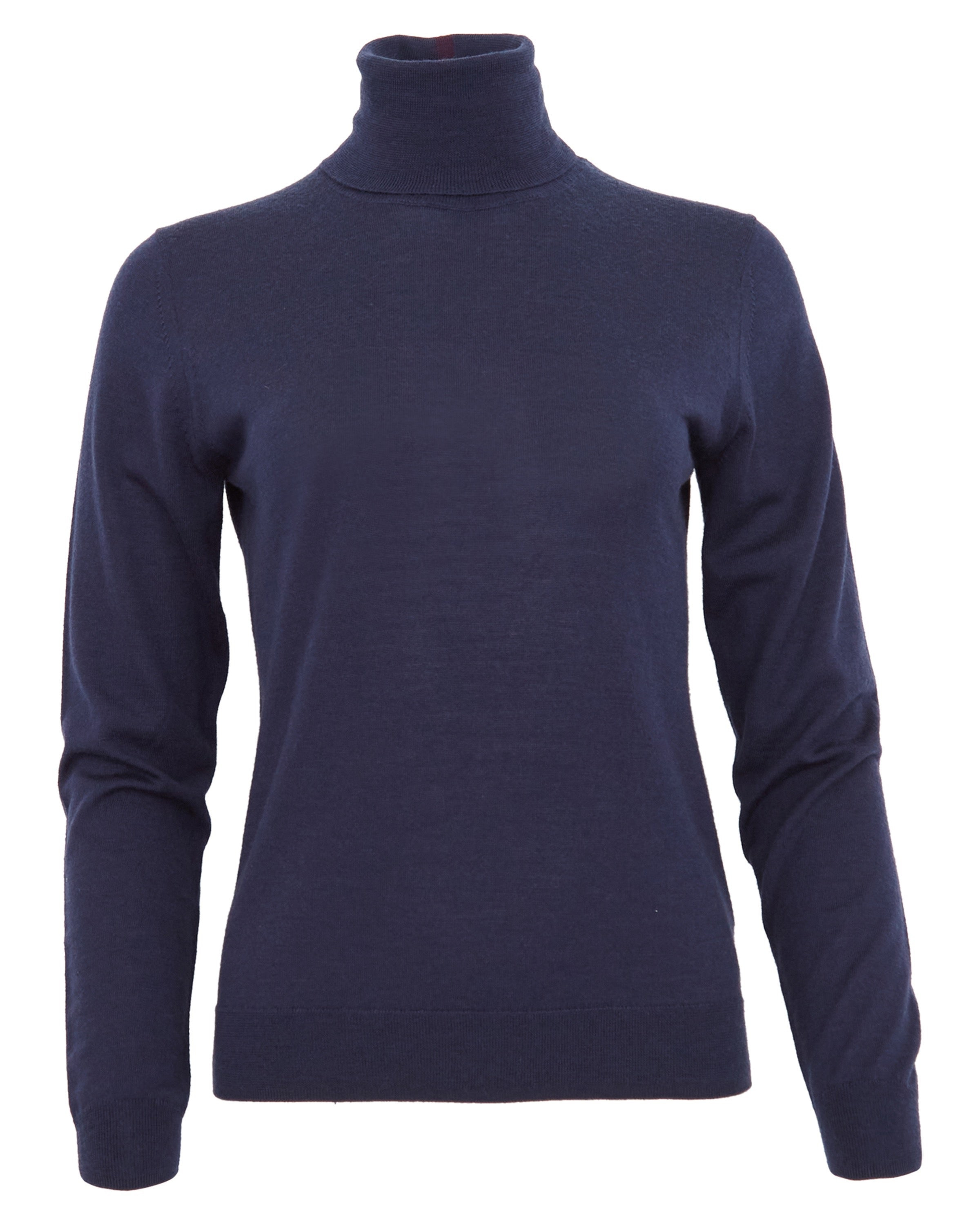 Lords Of Harlech Women's Blue Rona Turtleneck Sweater - Navy