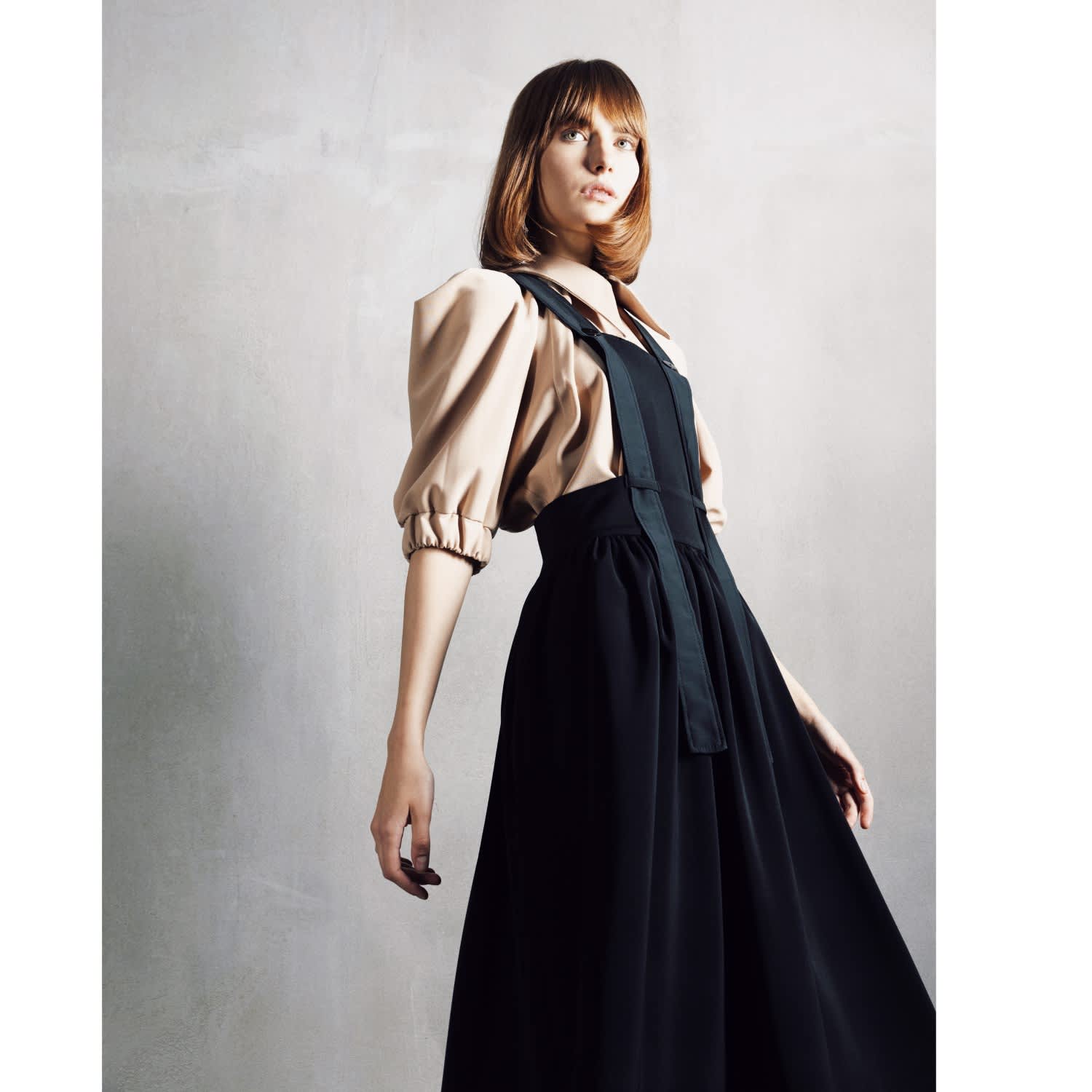 Midi Apron Dress With Adjustable Straps | Julia Allert | Wolf & Badger