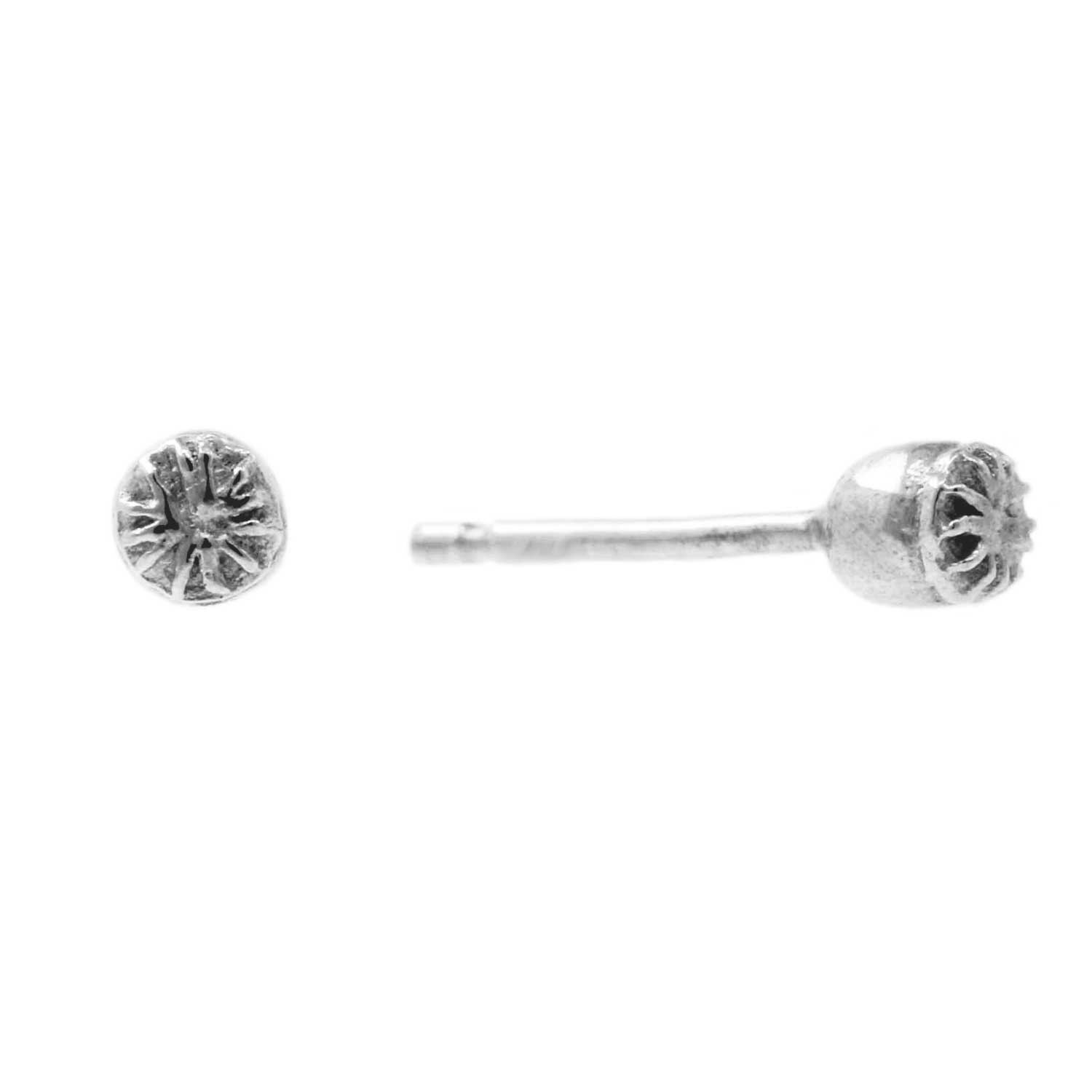 Women’s Poppy Seedpod Earrings - Silver Lee Renee