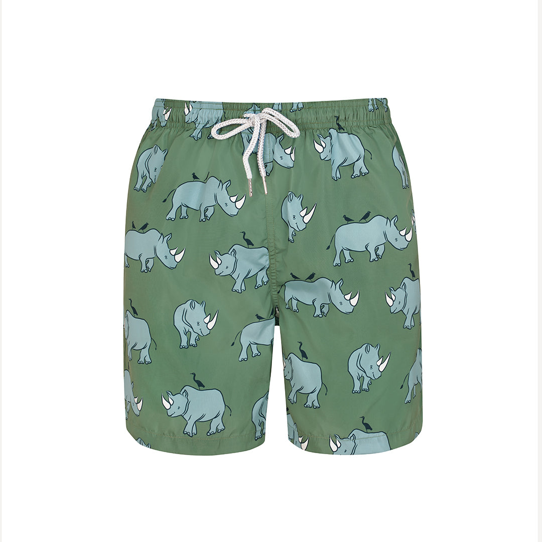 Men’s Green Rhino- Green XXL Robert & Son Beachwear Ltd