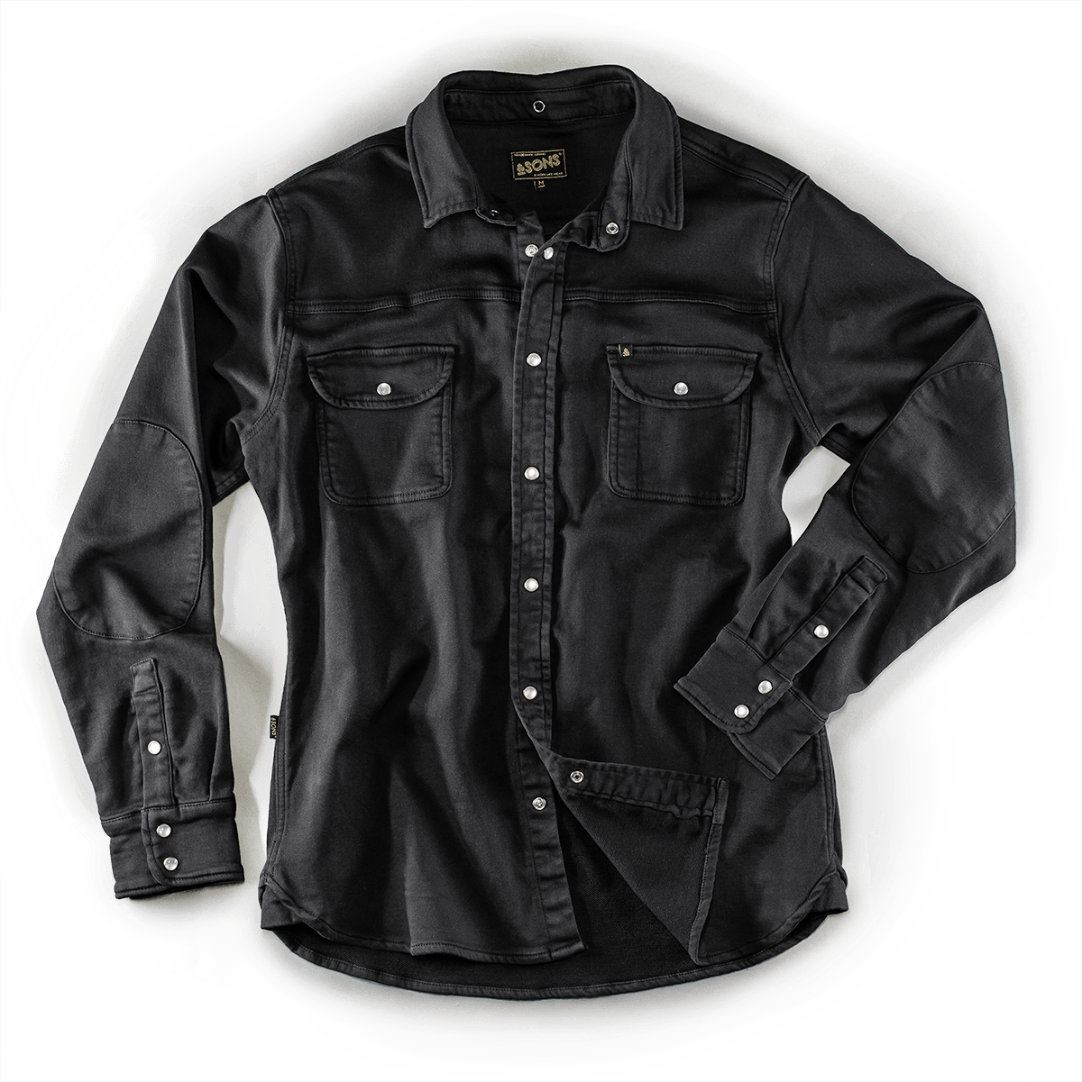 &sons Trading Co Men's Sunday Shirt Black In Black
