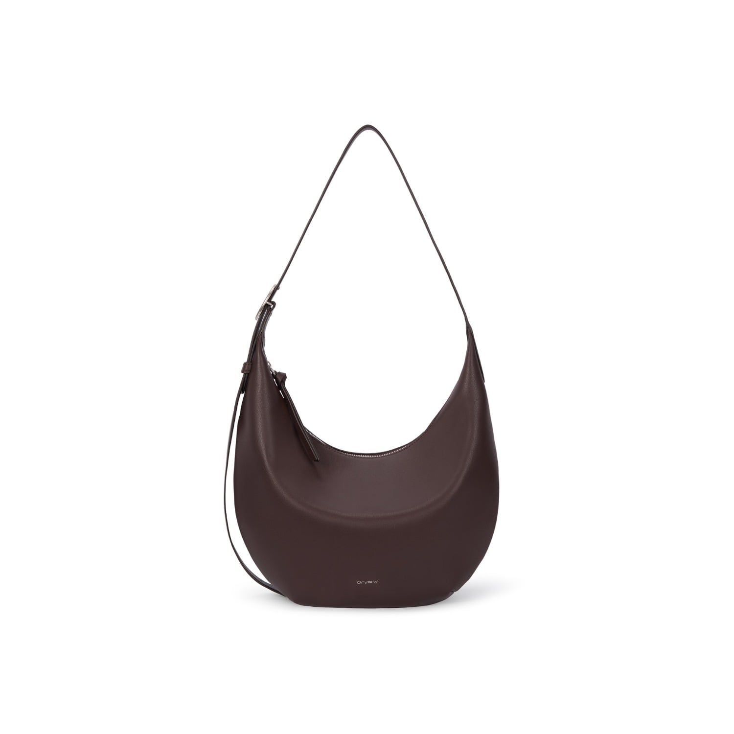 Oryany Women's Red  Crescent Shoulder - Hobo Bag - Sepia