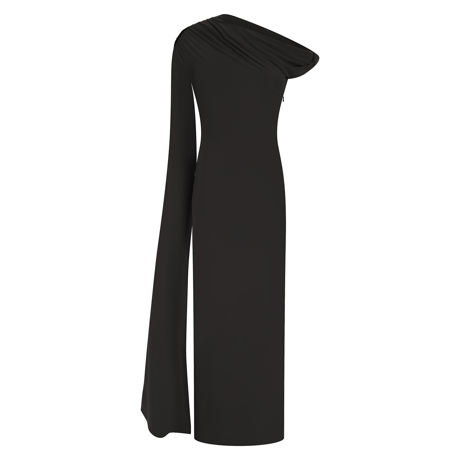 Celestine & Mae Women's Begonia Midaxi Dress In Navsoul Black In Black