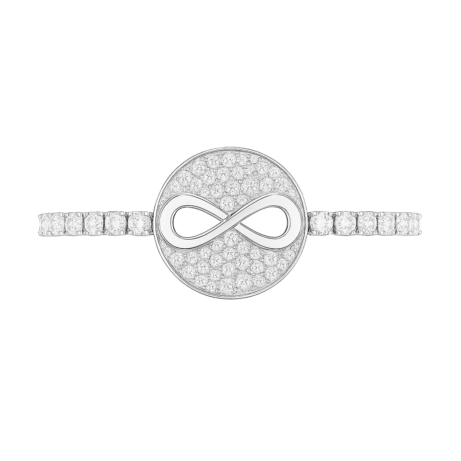 THE GALA WOMEN'S SILVER INFINITY GLOW BRACELET