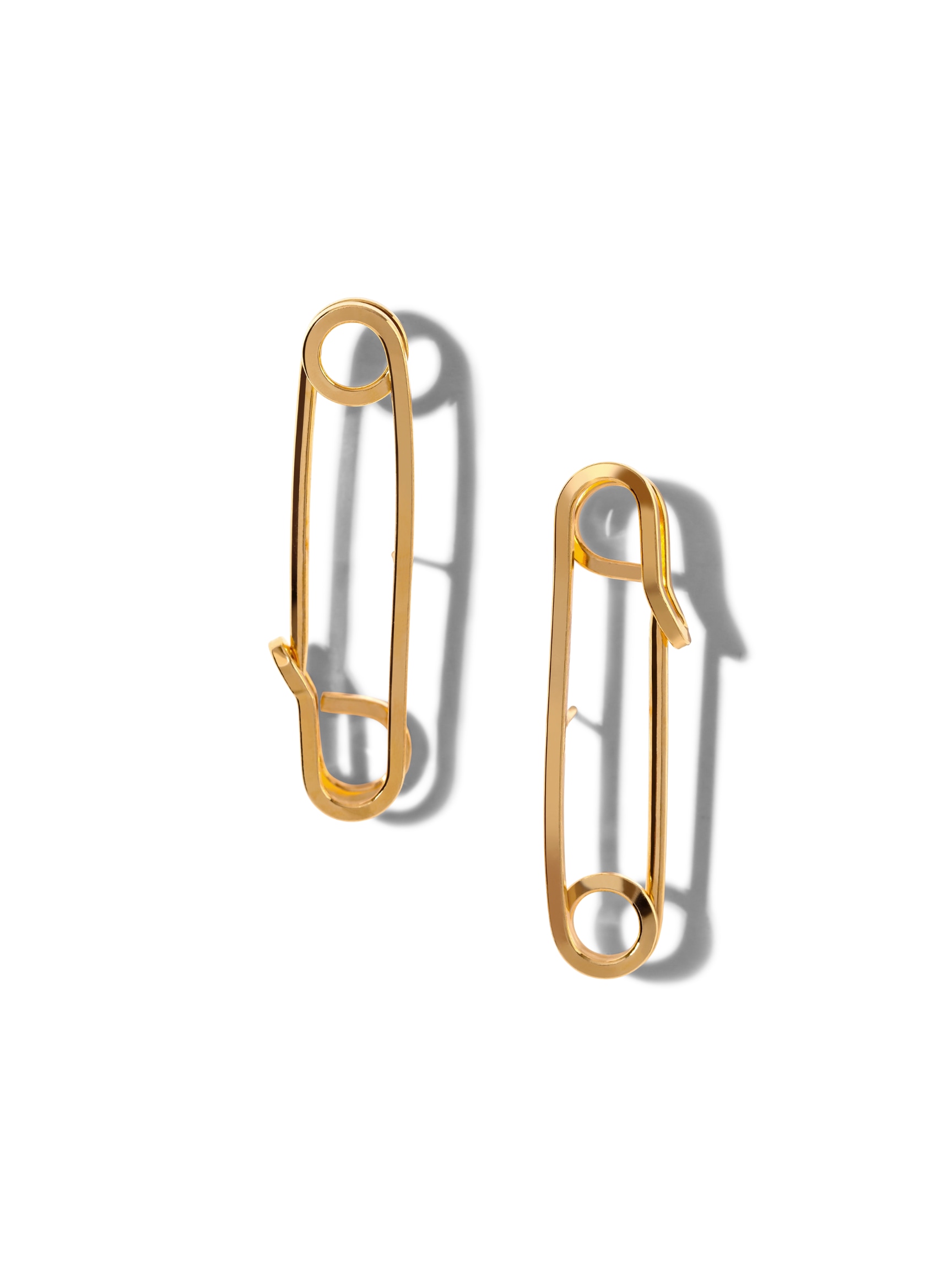 Jaredjamin Women's Gold Safety First Post Earrings