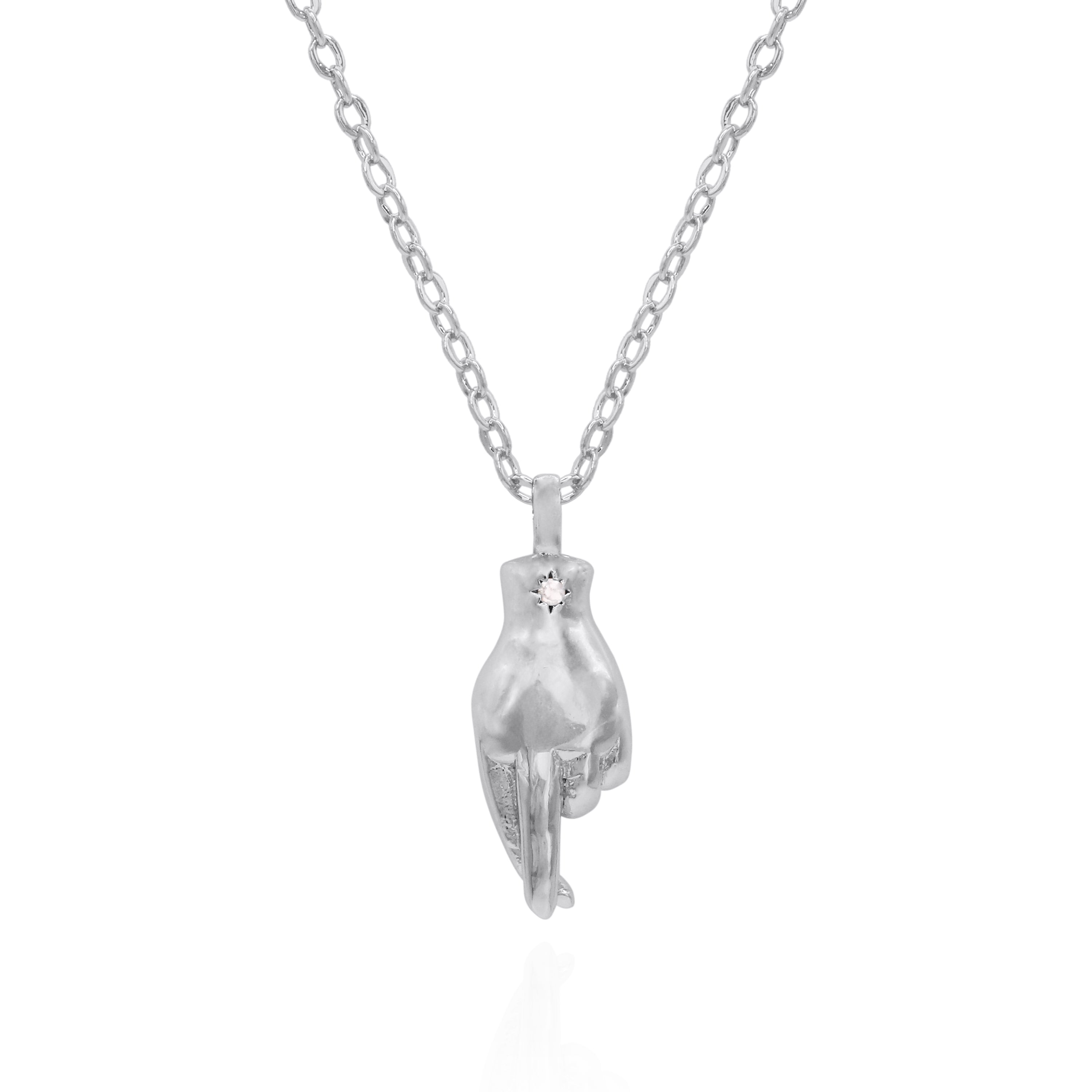 Luna Charles Women's Billie Fingers Crossed Necklace
