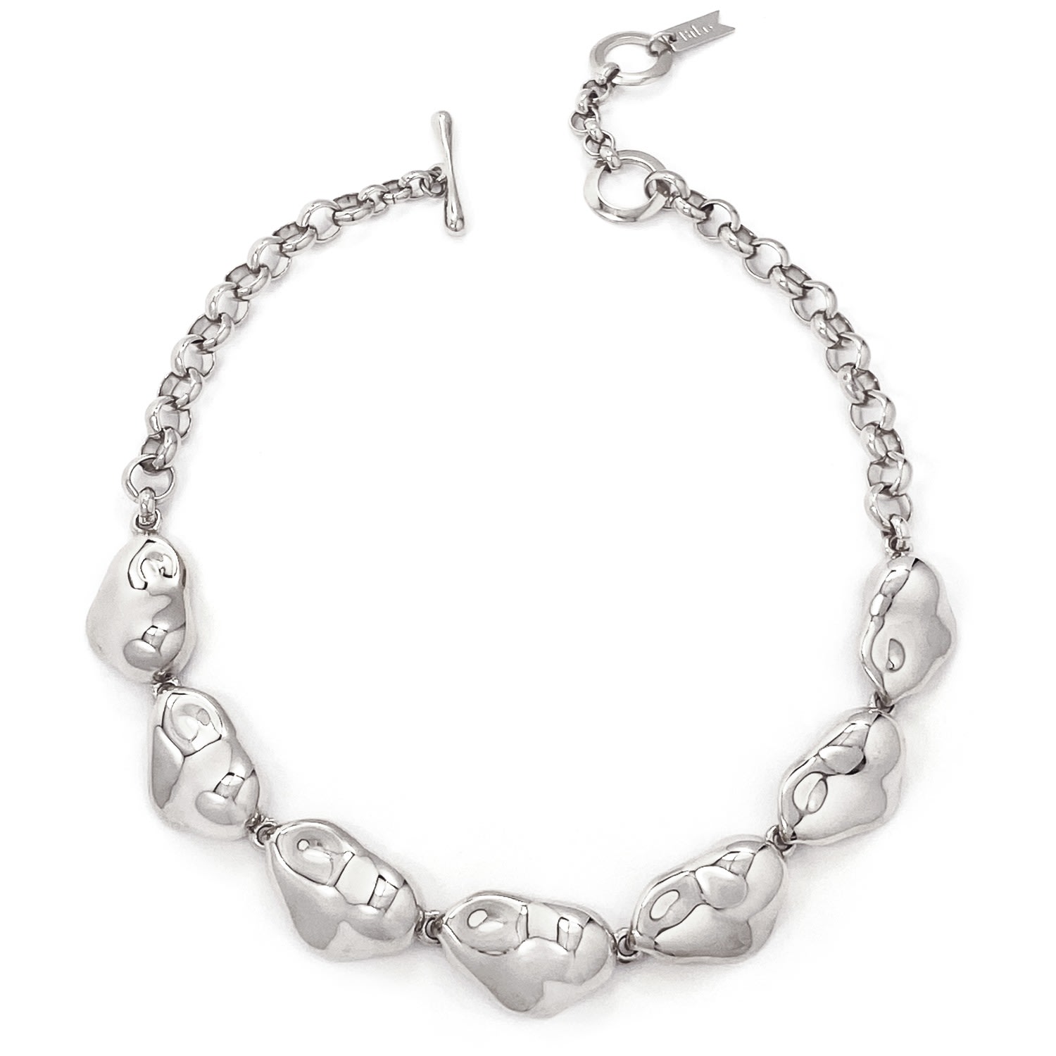 Women’s Molten Collar Silver Biko