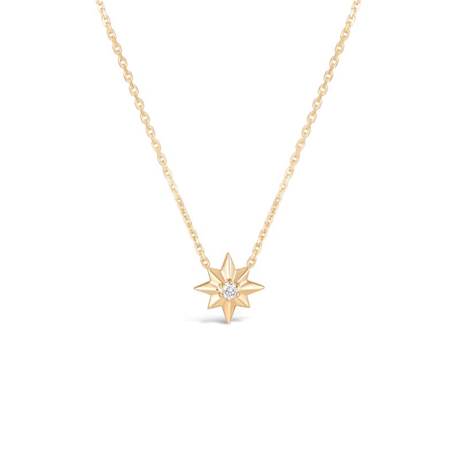 Women’s Gold Guiding Star Necklace Kajal Naina