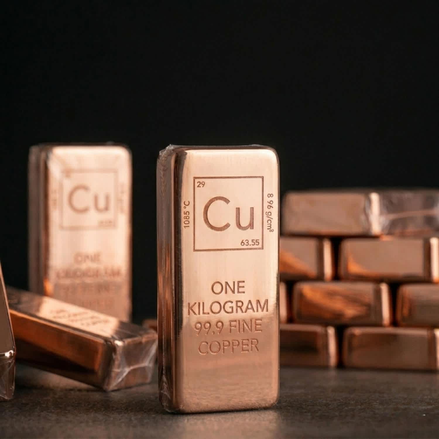 Pure Copper Ingot Bar One Kg, Fine Copper Investment Bar With