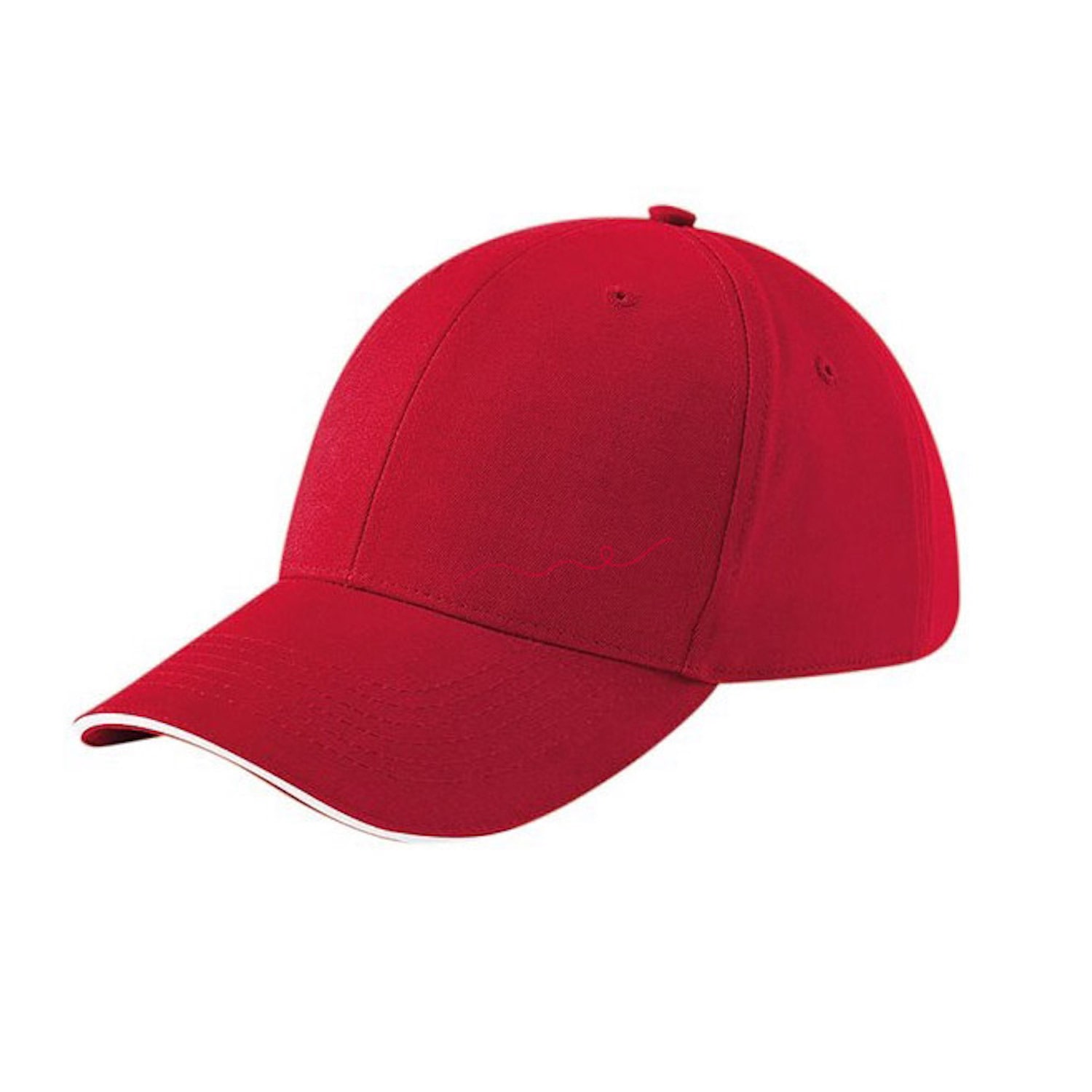 Women’s Organic Cotton Baseball Hat-Red Kokoro Organics