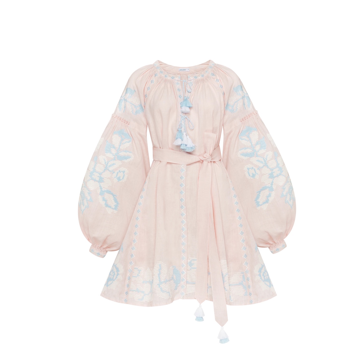 Women's Pink Pixel Rose Mini Dress | Small | Annabo