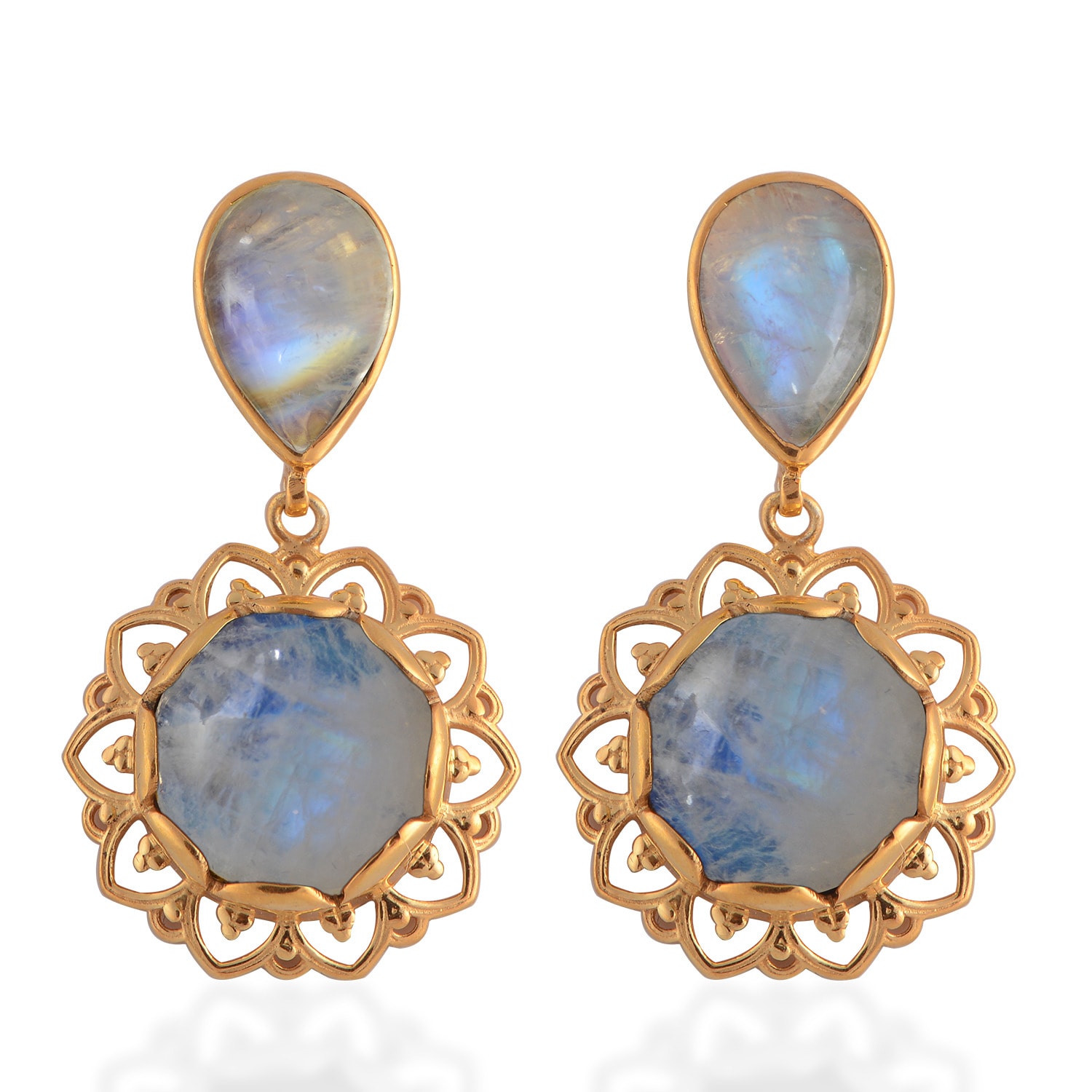 Women’s White Amli Moonstone Earrings Emma Chapman Jewels