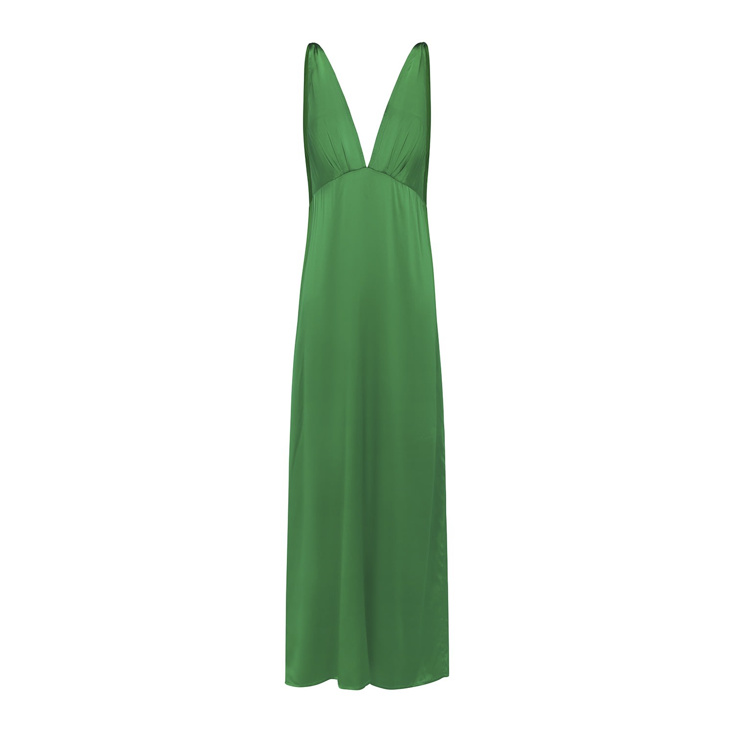 Women’s Green Maxi Dress Mar Verde Medium Aguaclara