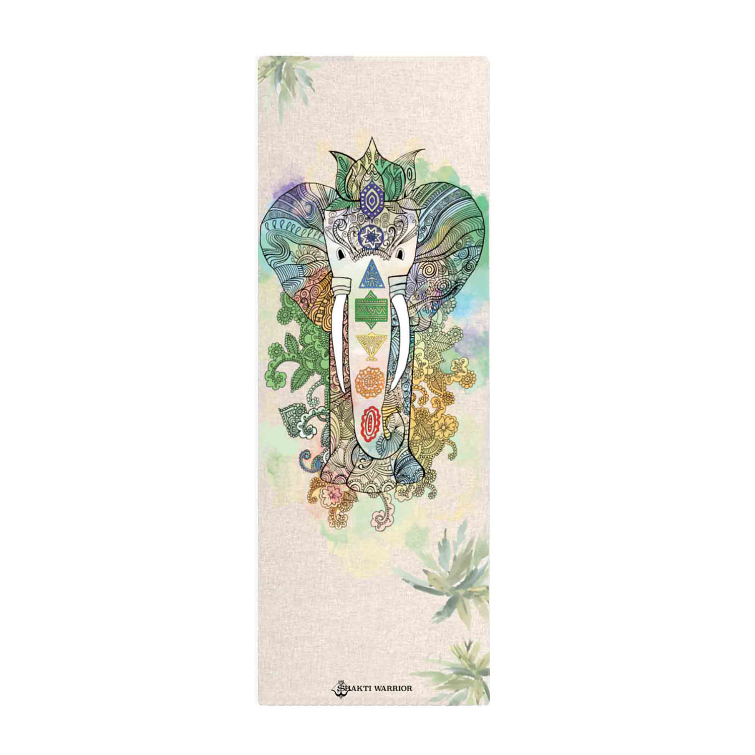 Women’s Hemp Yoga Mat - Samskara One Size Shakti Warrior