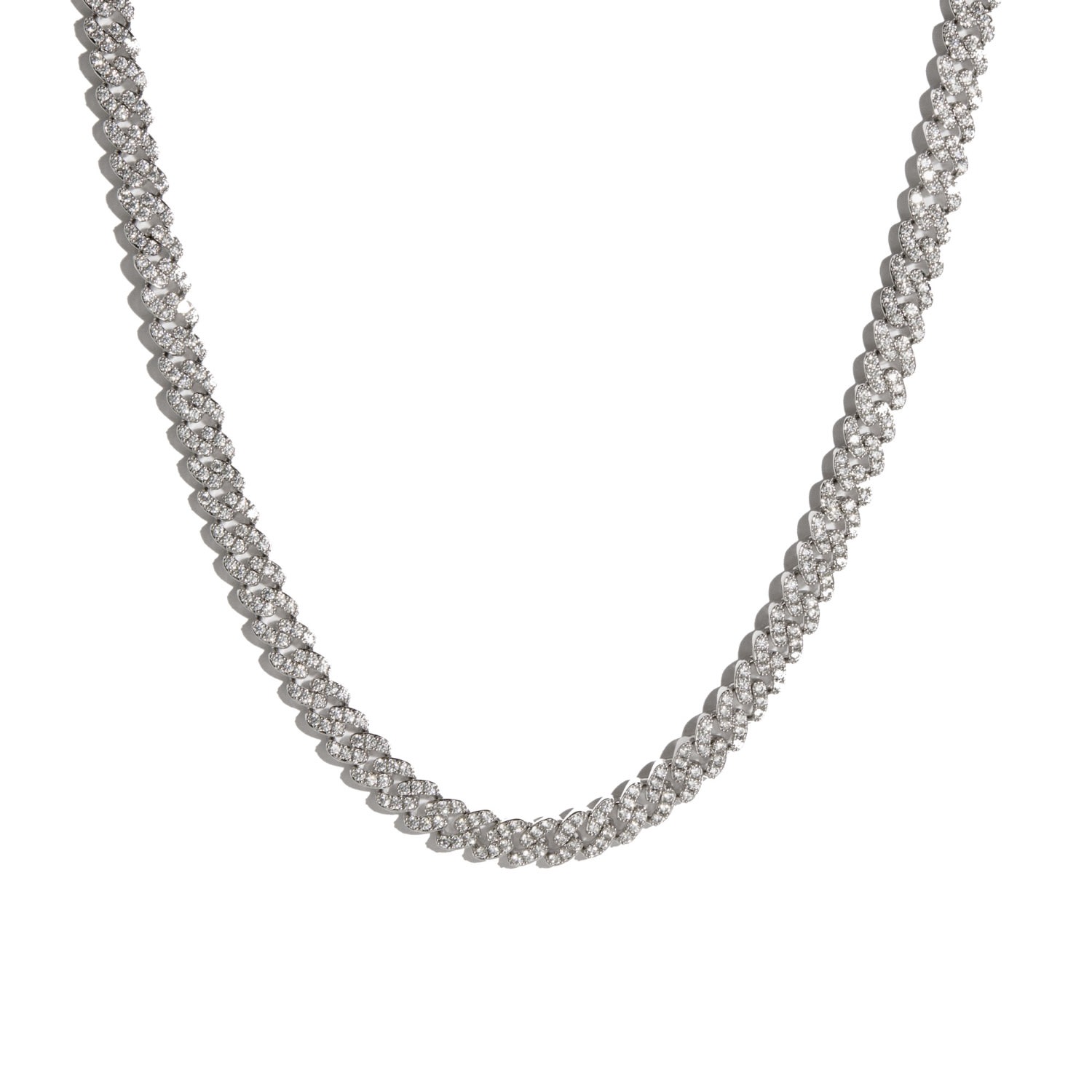 Drae Collection Women's Grey Thin Havana Necklace Silver In Gray
