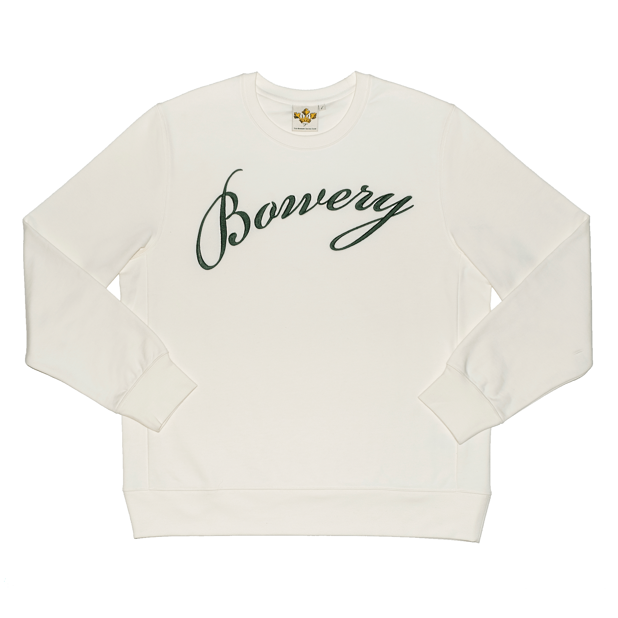 The Bowery Sweatshirt - Snow White Medium The Bowery Social Club