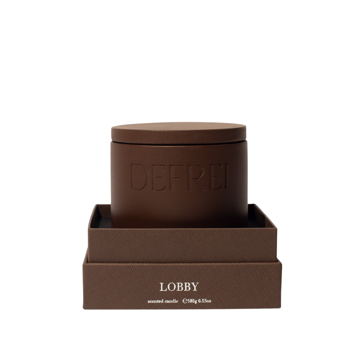 Defrei Neutrals / Brown Lobby Candle In Brown