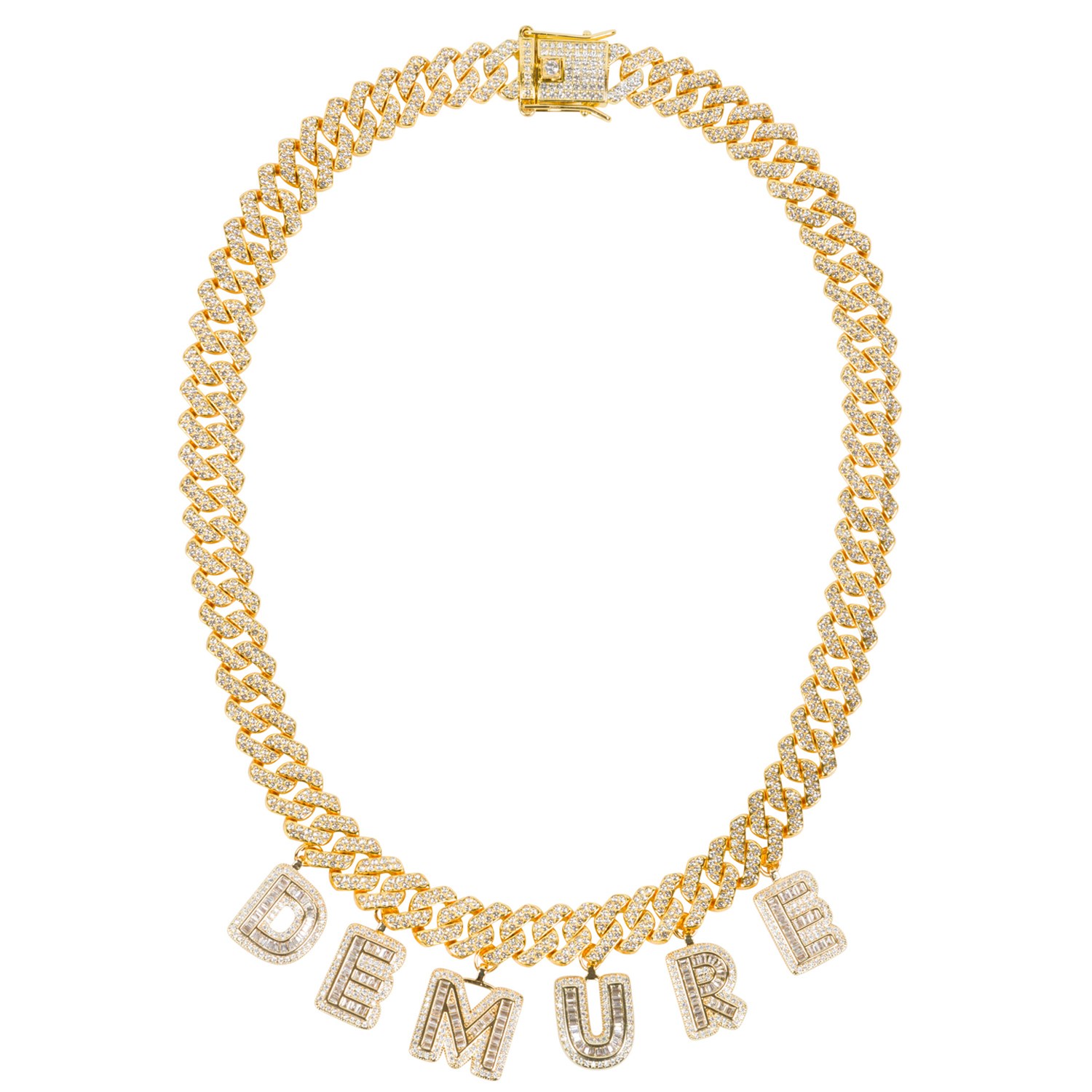 Black Cake Women's Demure Gold And Bold Rhinestone Dazzling Statement Necklace In Gold