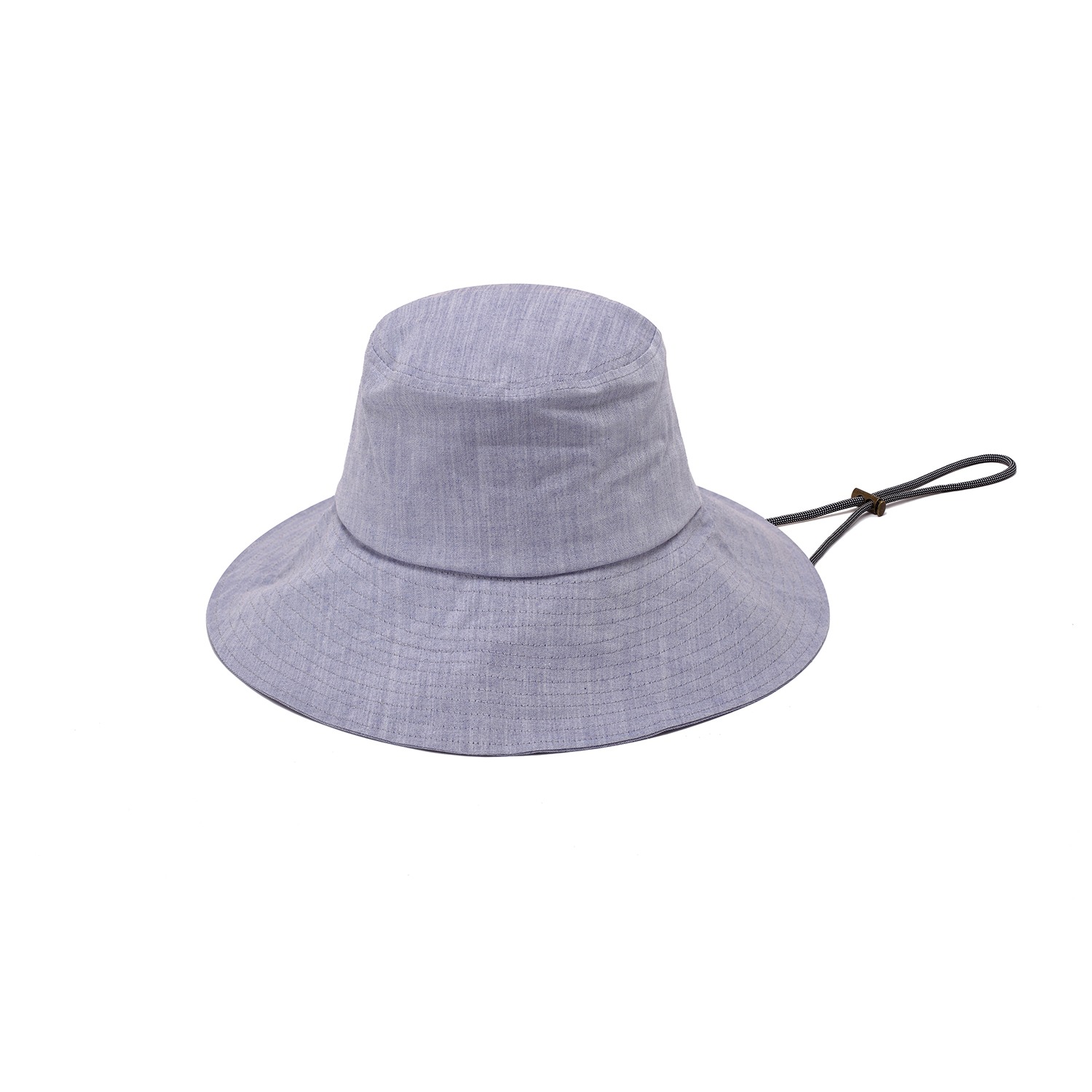 Waroomhouse Wide Brim Round Dome Drawstring Fisherman Hat Women