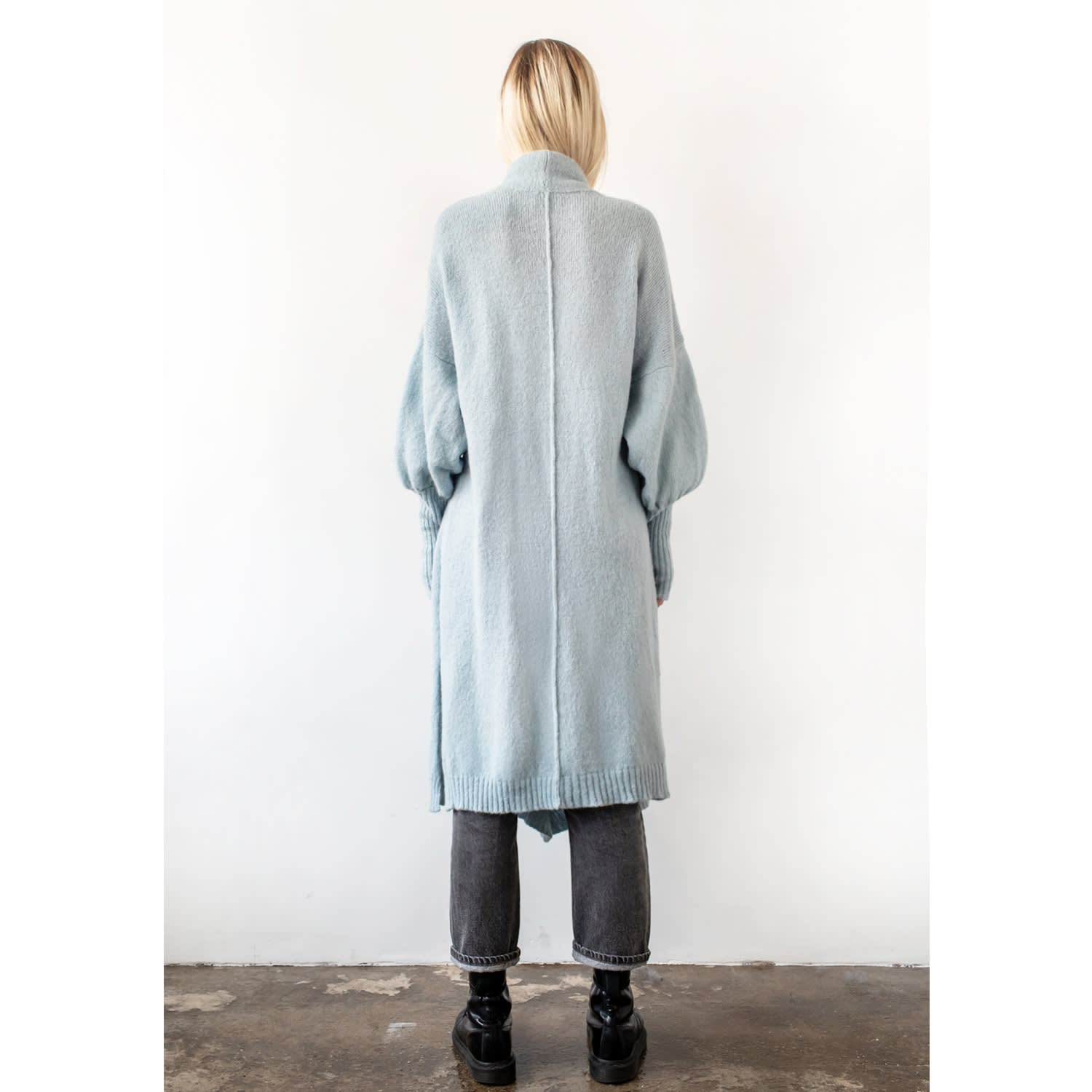 alpaca long cardigan