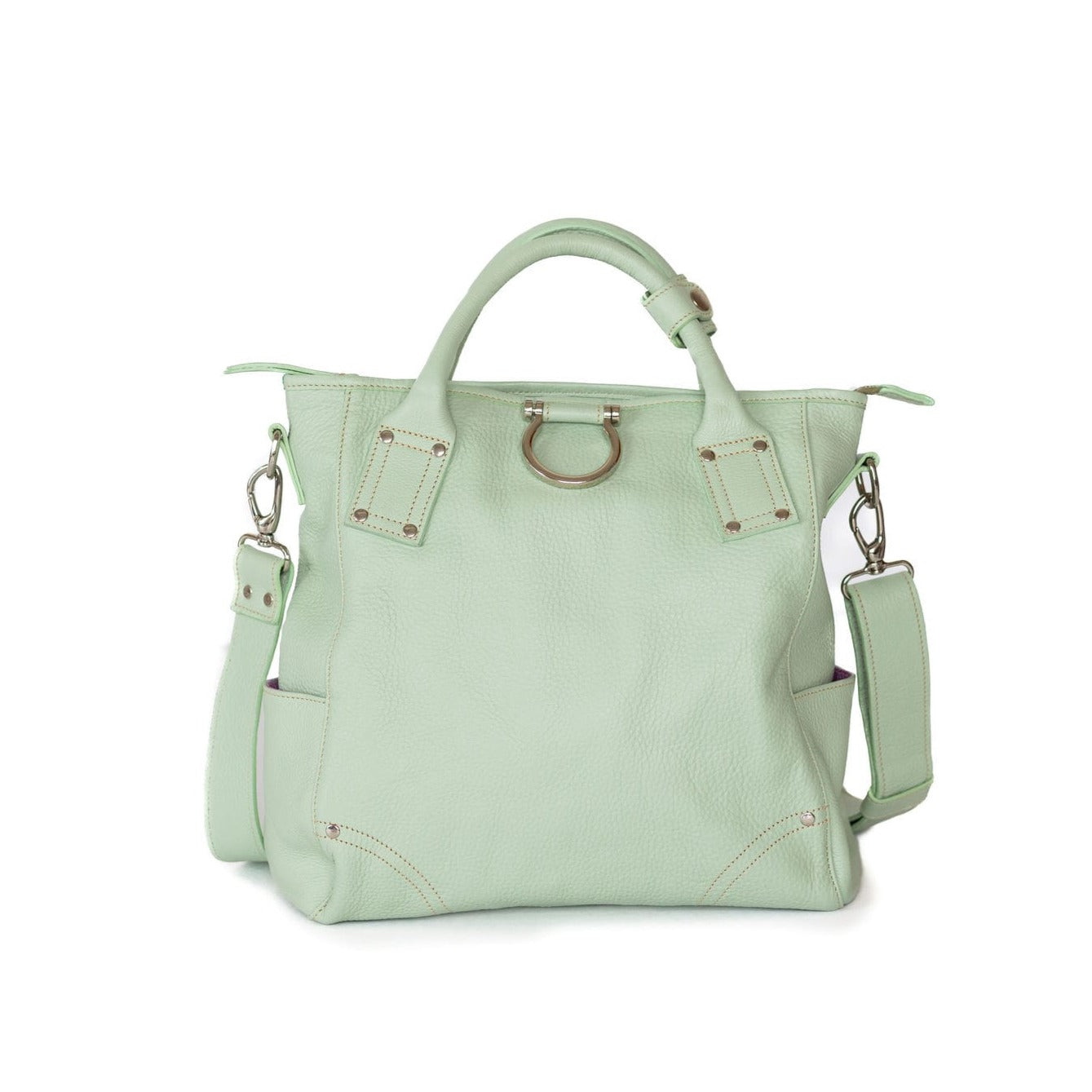 Women’s Green Chloe Convertible Backpack & Crossbody Bag - Mint One Size Sapahn