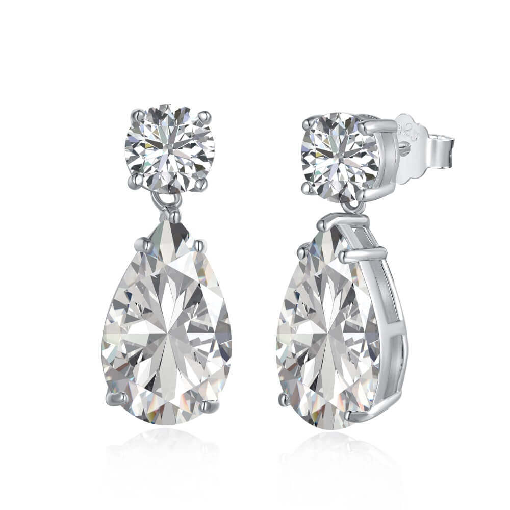 Viviana Halil Women's The Le Bijou Premium Zirconia Sterling Silver Earrings