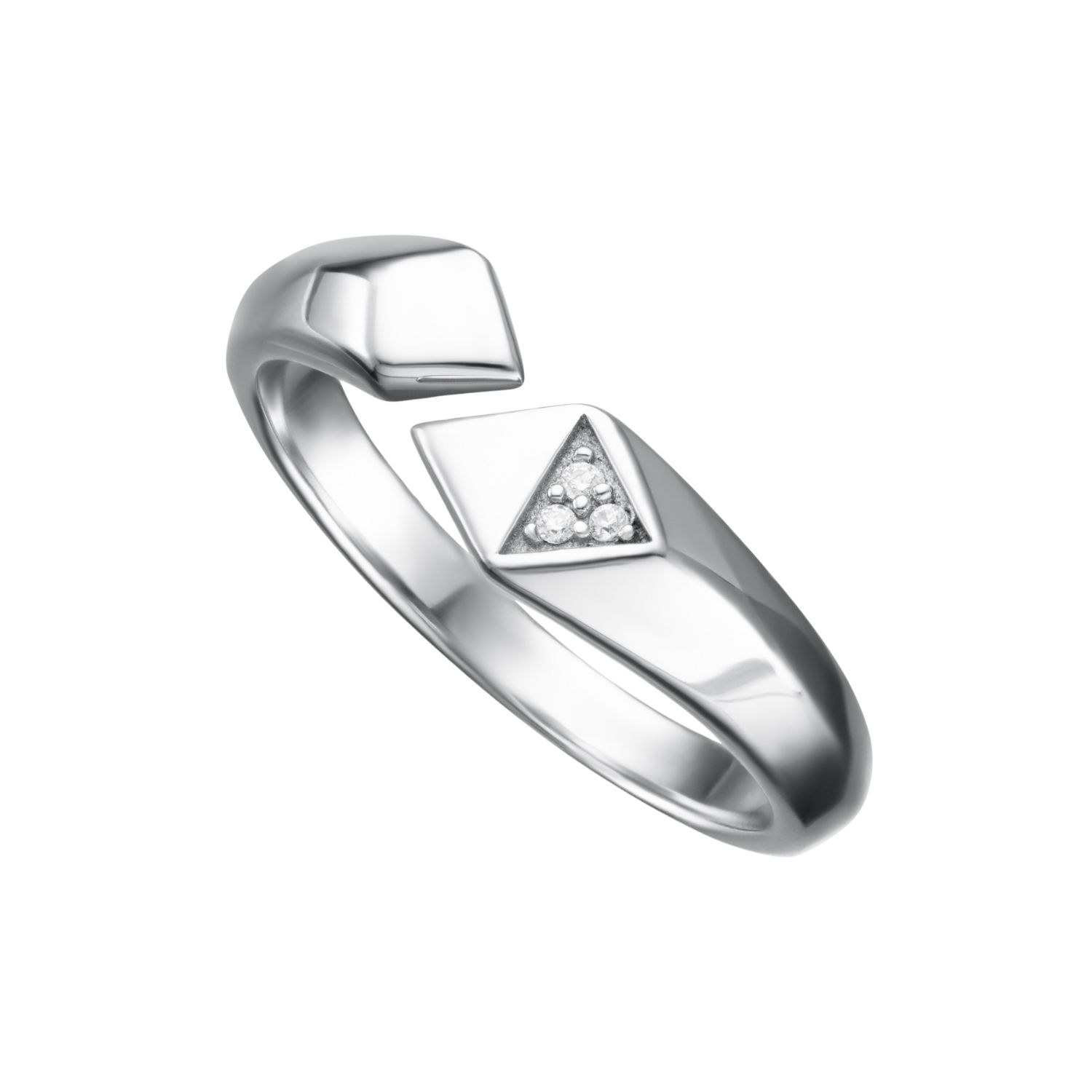 Scream Pretty Women's Silver Rebel Open Ring