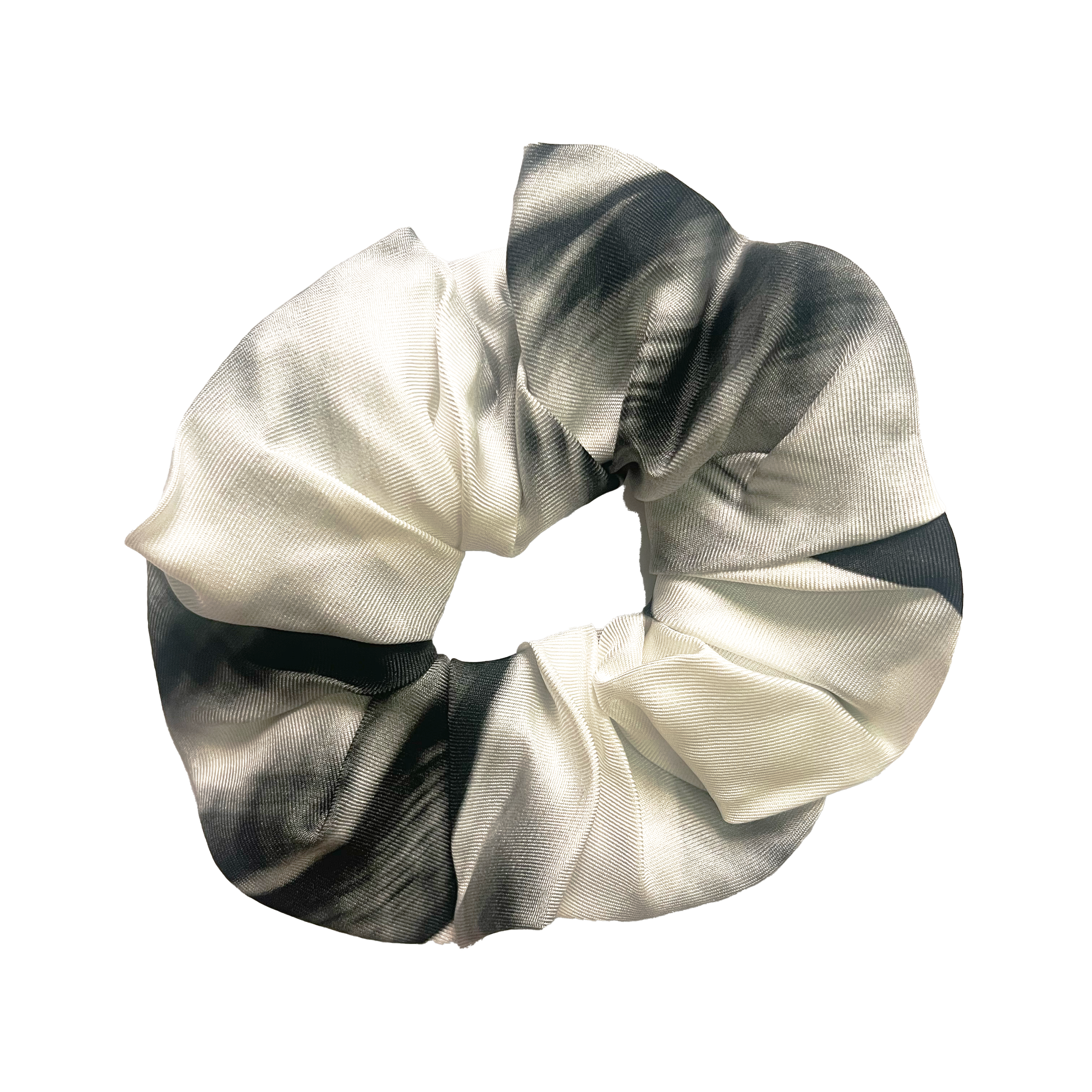 Women's Black Nostalgia Silk Scrunchie | One Size | Tash and Ley