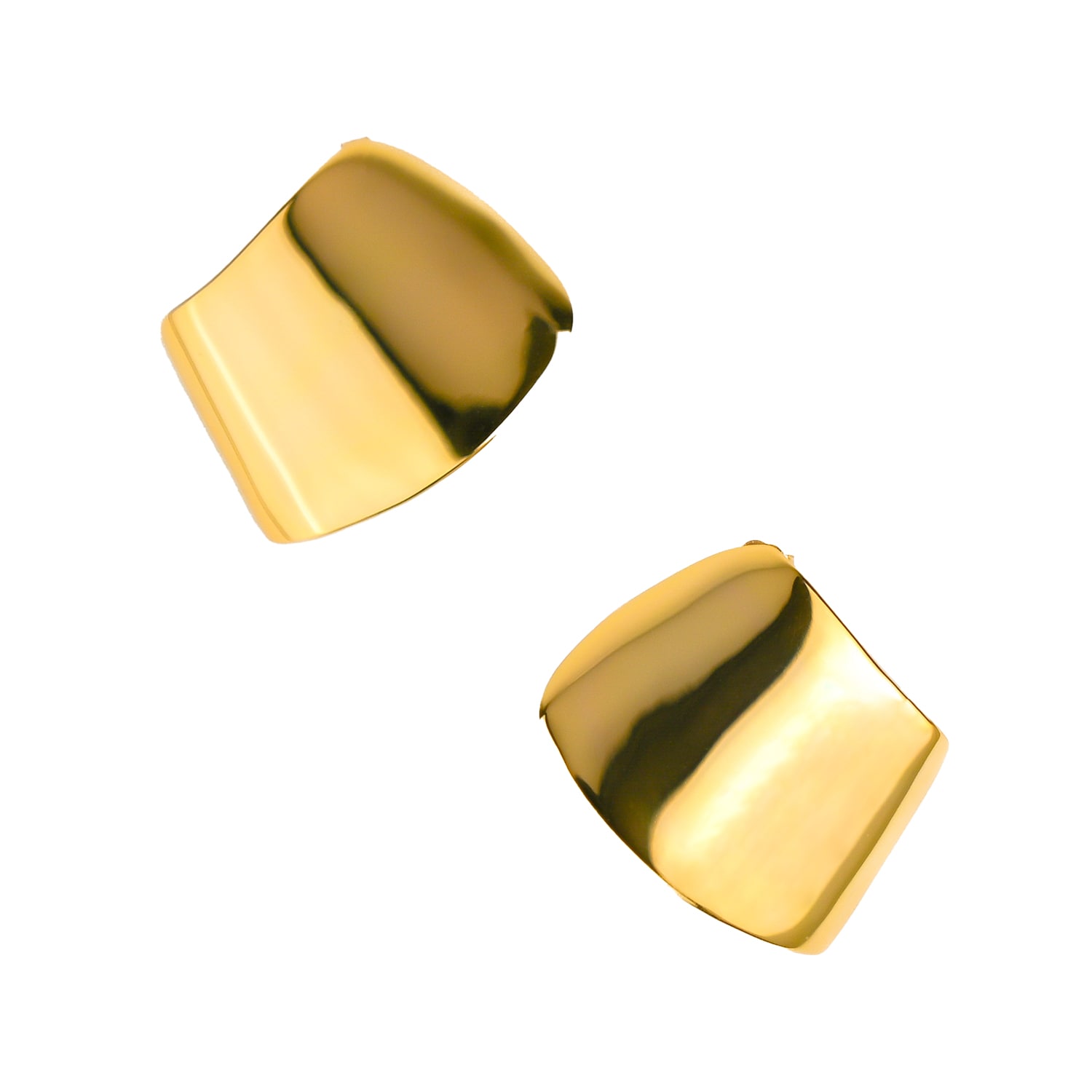 Women&rsquo;s Mega Wrap Studs Gold | Zynnia Collective