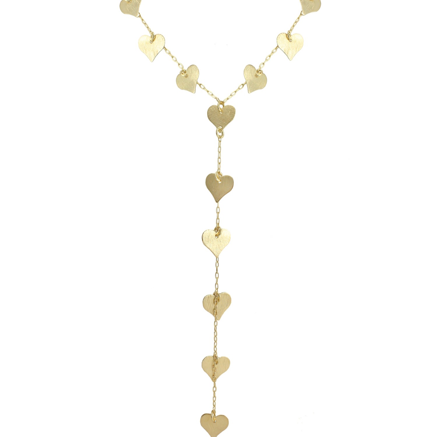 Marcia Moran Women's Gold Lainey Heart Lariat Necklace In Gold