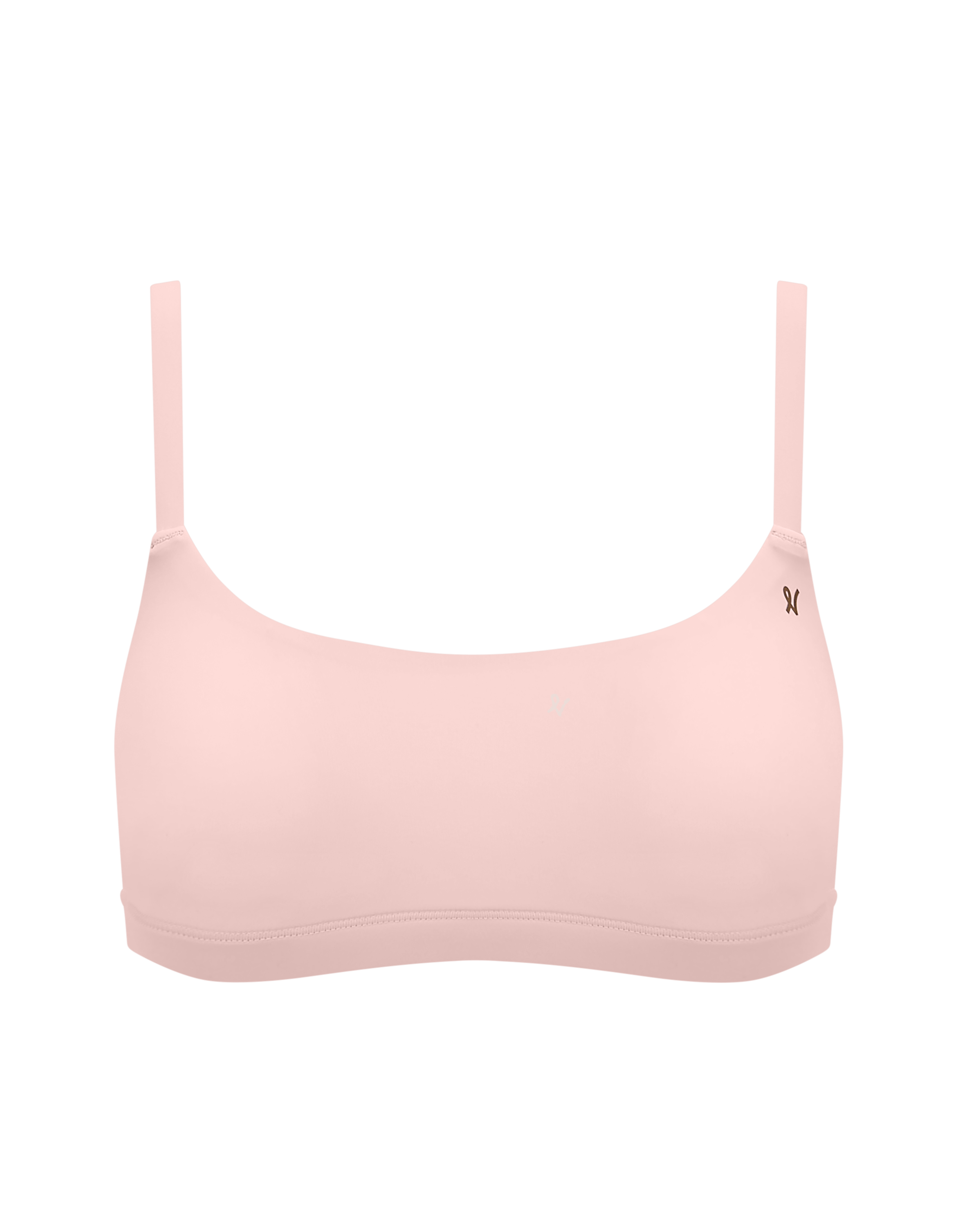 Nudea Women's Pink / Purple The Stretch Scoop Neck Bralette - Blush Pink In Pink/purple