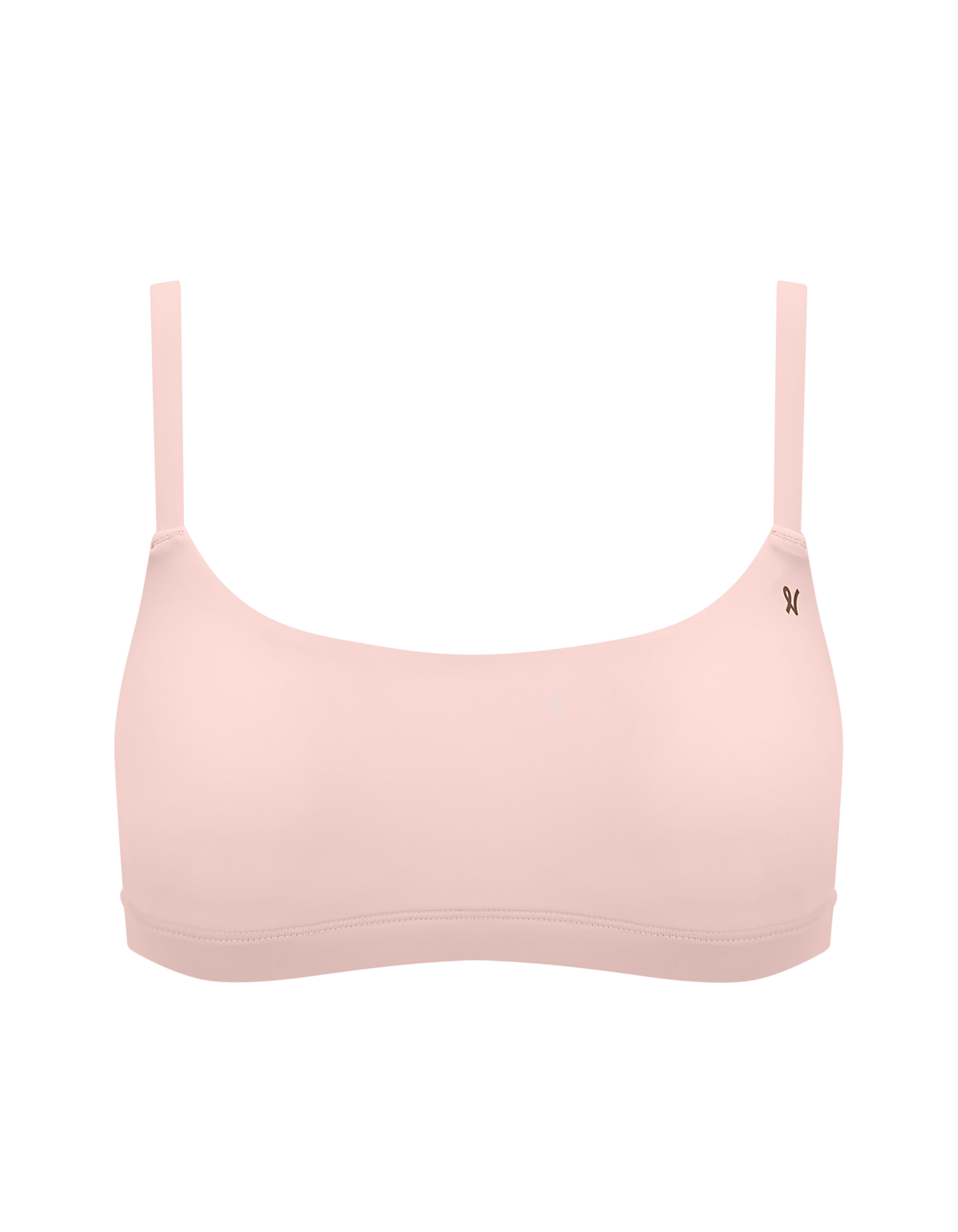 Nudea Women's Pink / Purple The Stretch Scoop Neck Bralette - Blush Pink