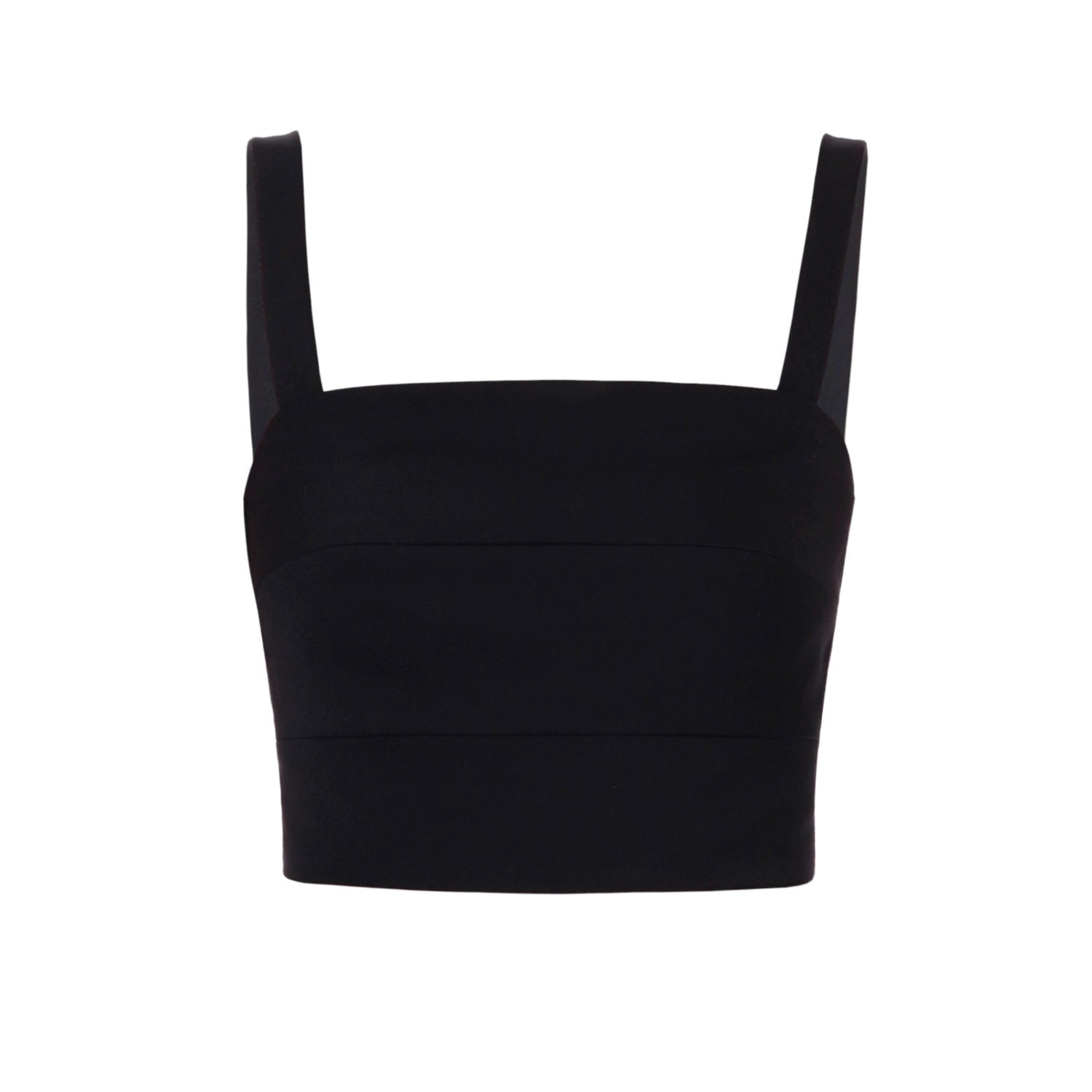 Women's Black Lili Moonless Night Crop Top | Small | Aggi by Halewski