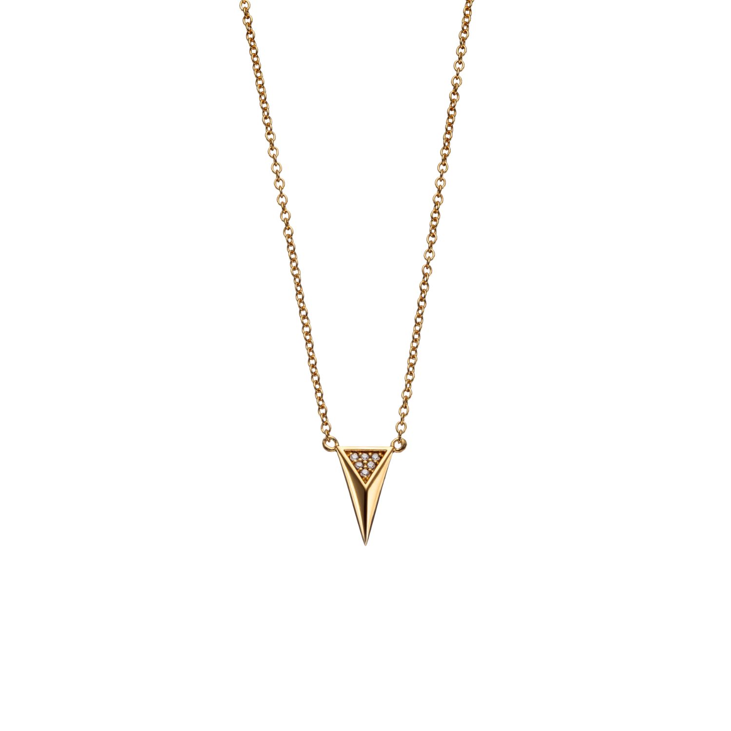 Scream Pretty Women's Gold Rebel Necklace With Slider Clasp
