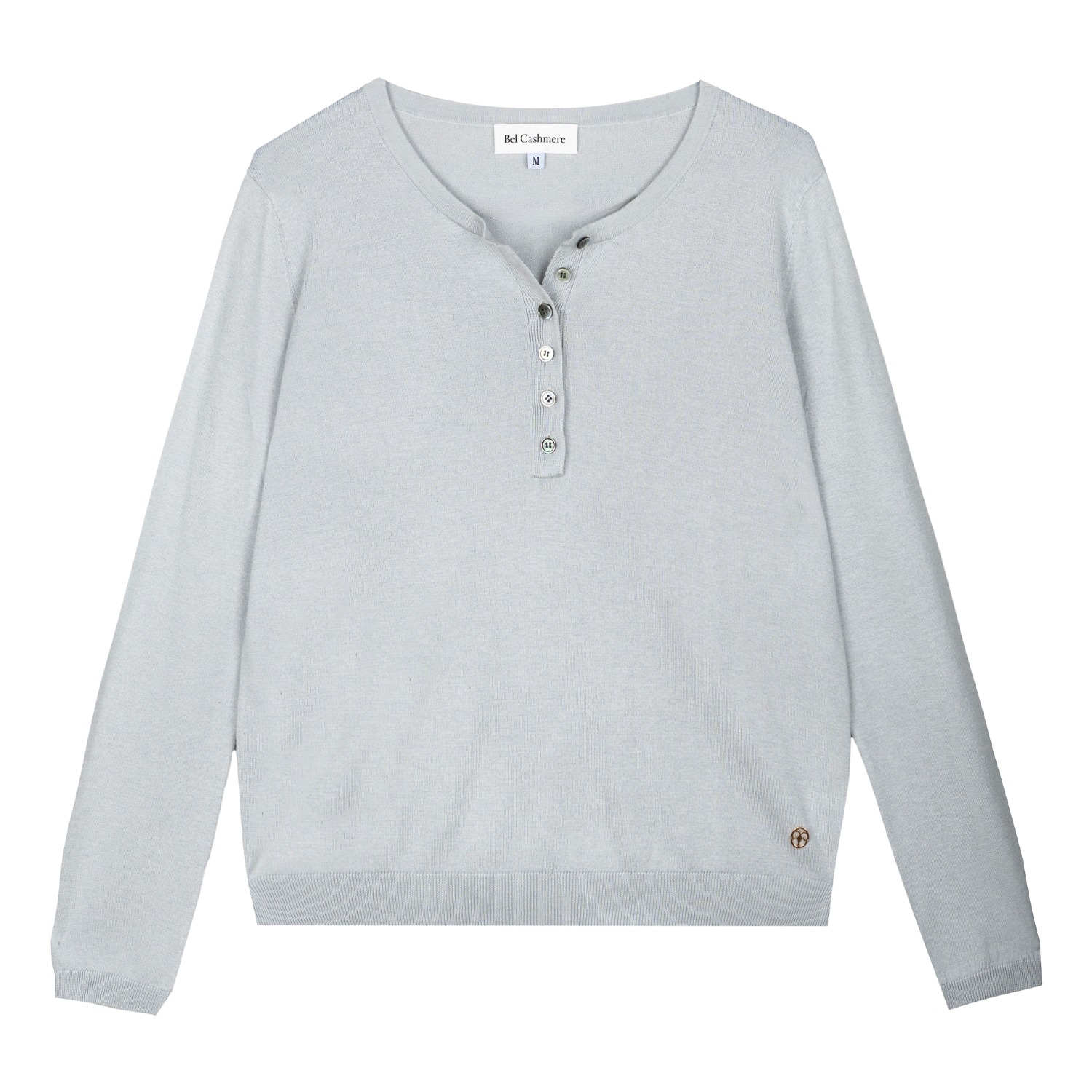 Bel Cashmere Women's Carla Sweater Light Grey In Grey