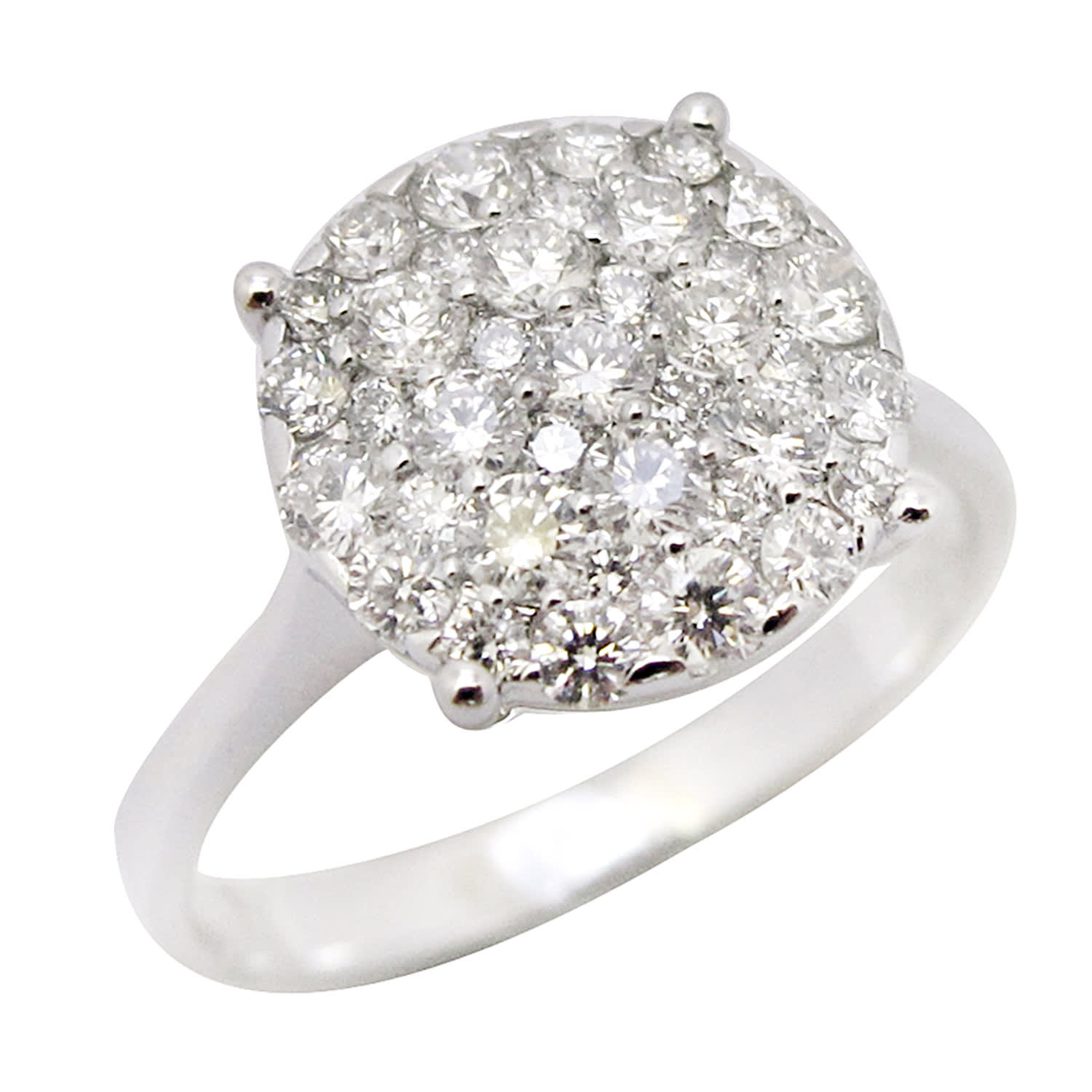 Artisan Women's 14k White Gold Prong-set Diamond Cocktail Ring
