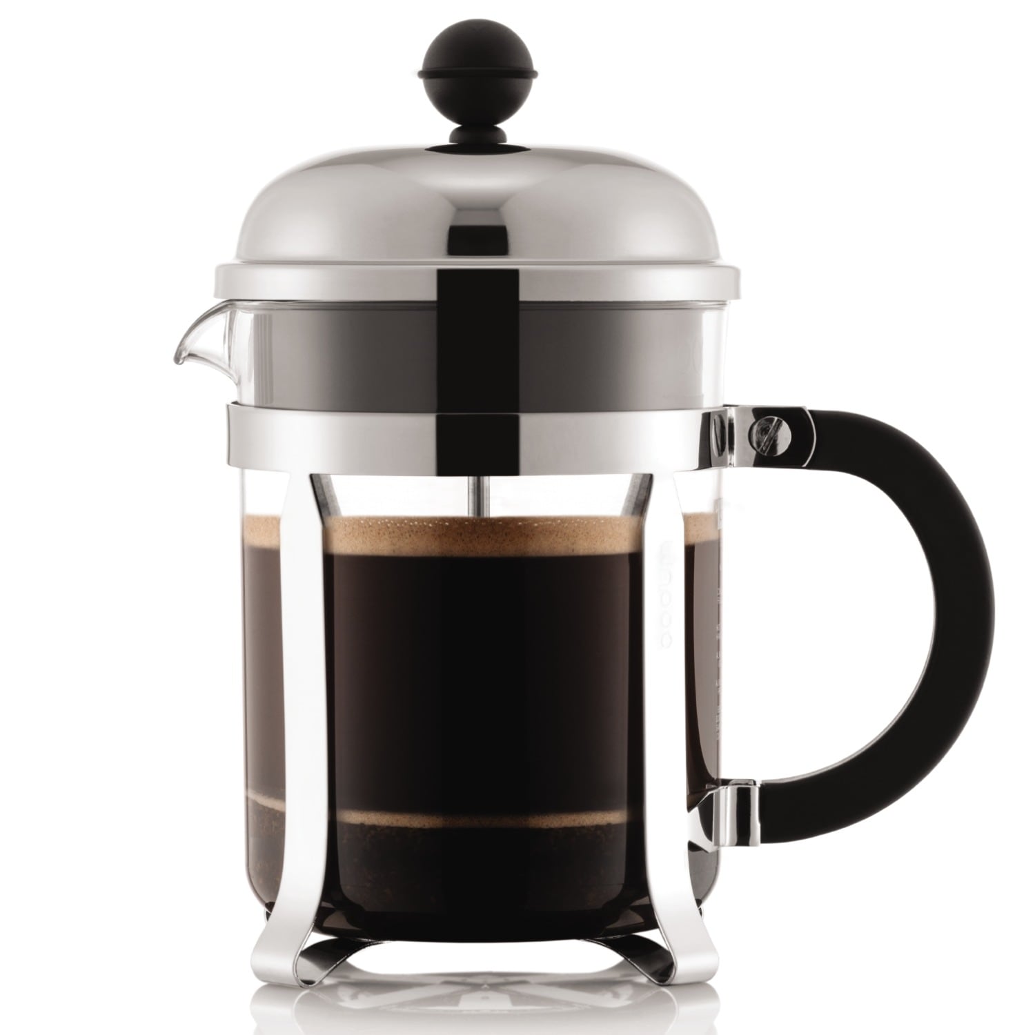 Bodum Black Chambord Coffee Maker 4 Cup In Black