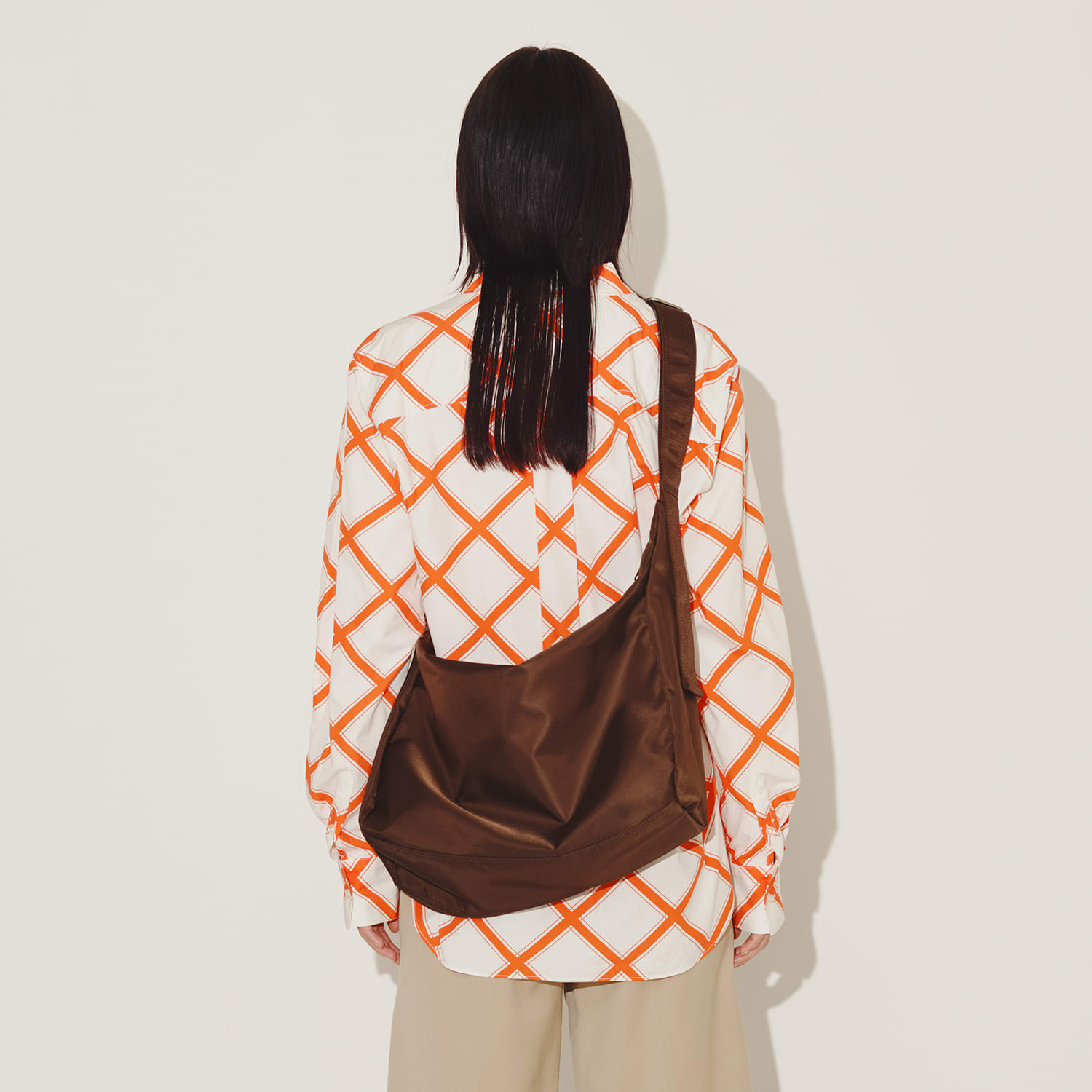 HAH ARCHIVE★ARK BROWN SILVER MESSENGER BAG★2色 Ark Messenger Bag (Brown) - HAH ARCHIVE | 60% - Asian