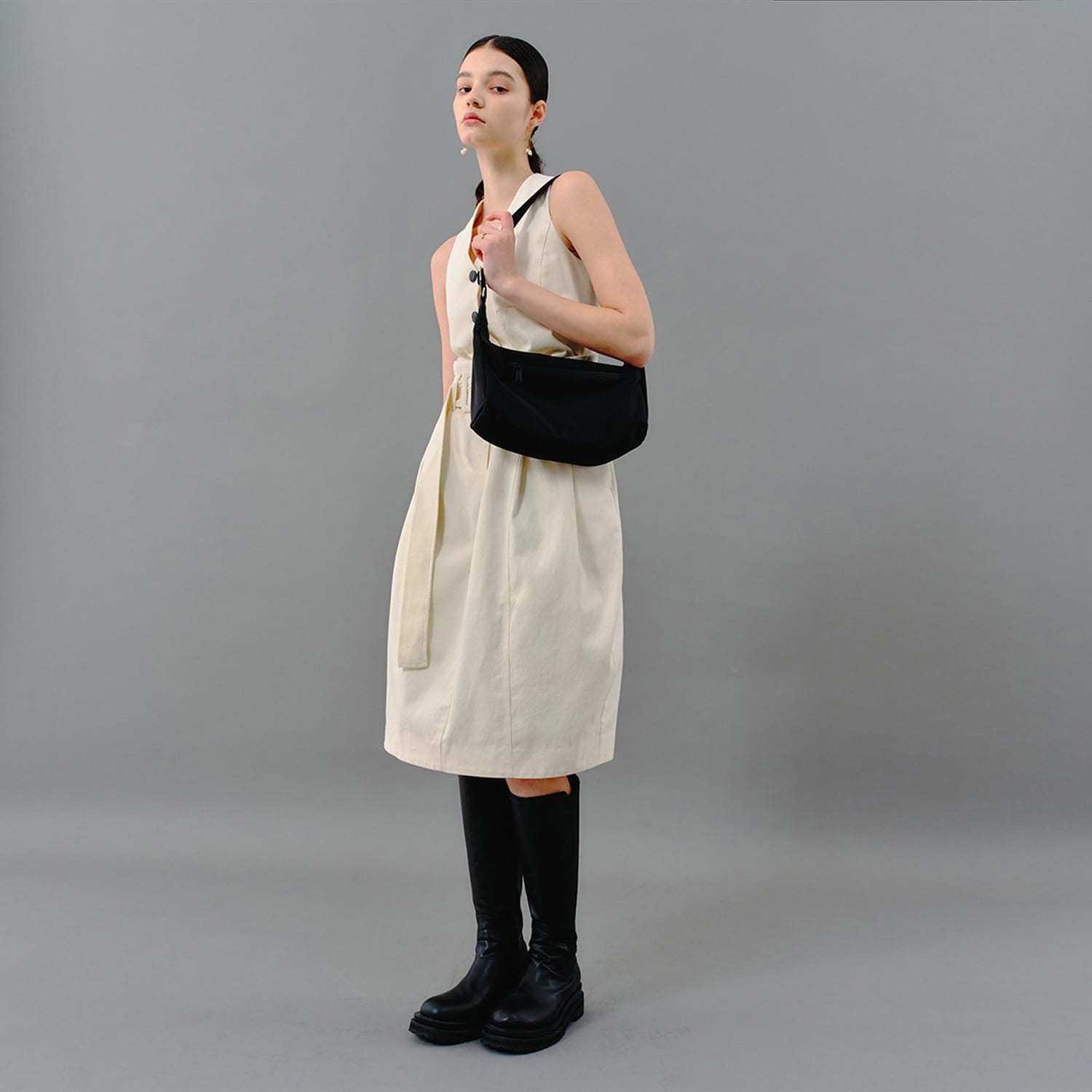 Ark Messenger Bag Xs - Black | HAH ARCHIVE | Wolf & Badger