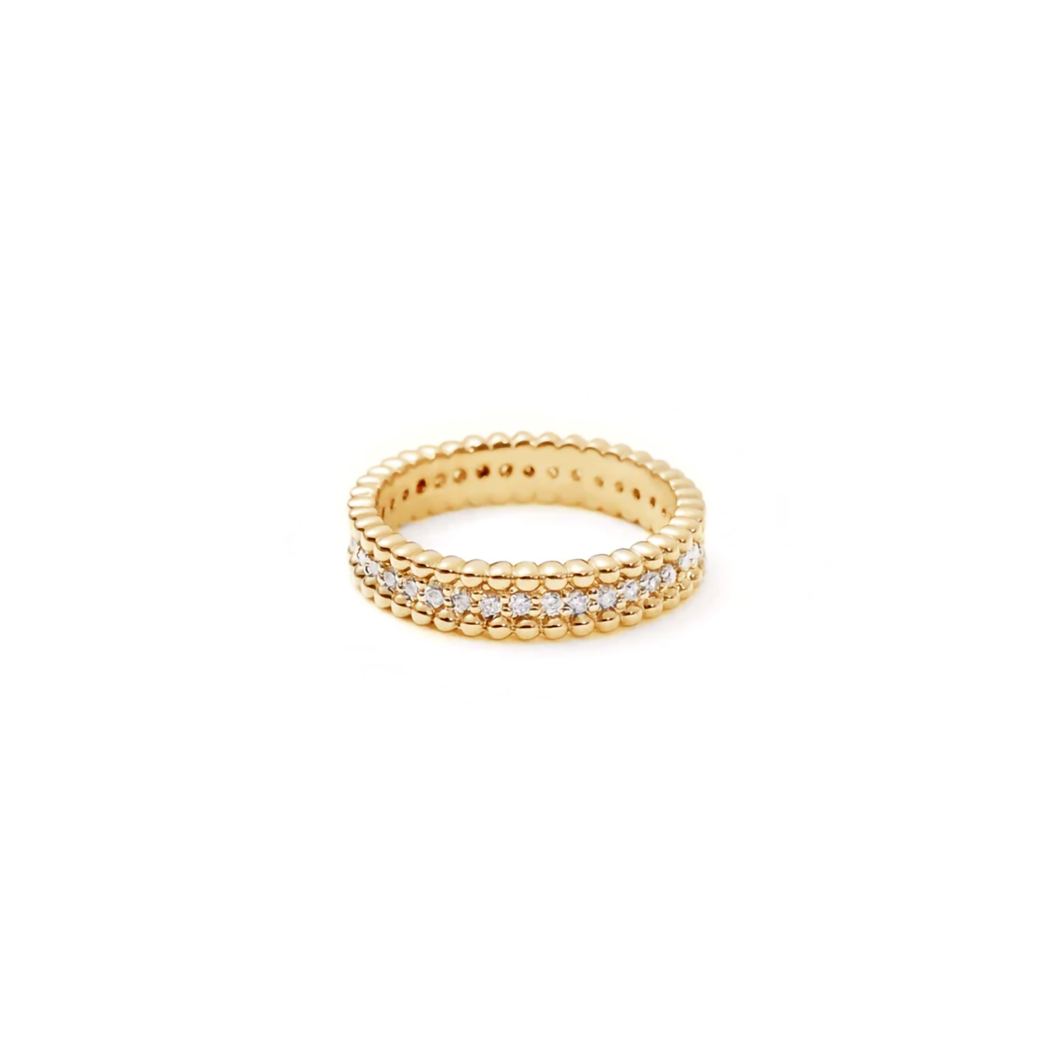 Shabella Nyc Women's Trio Layered Ring Gold In Gold