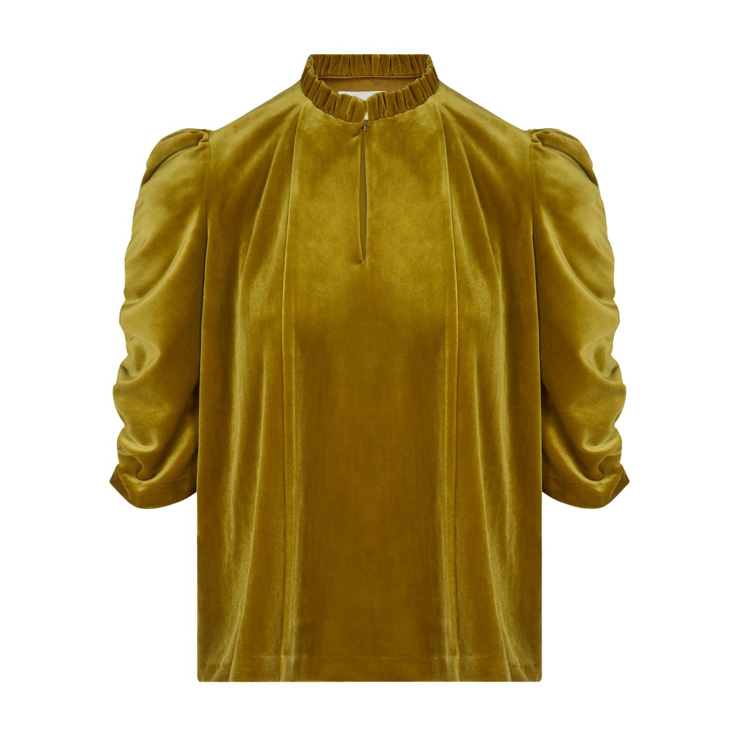 Nooki Design Women's Green / Yellow Lexy Top Olive In Multi