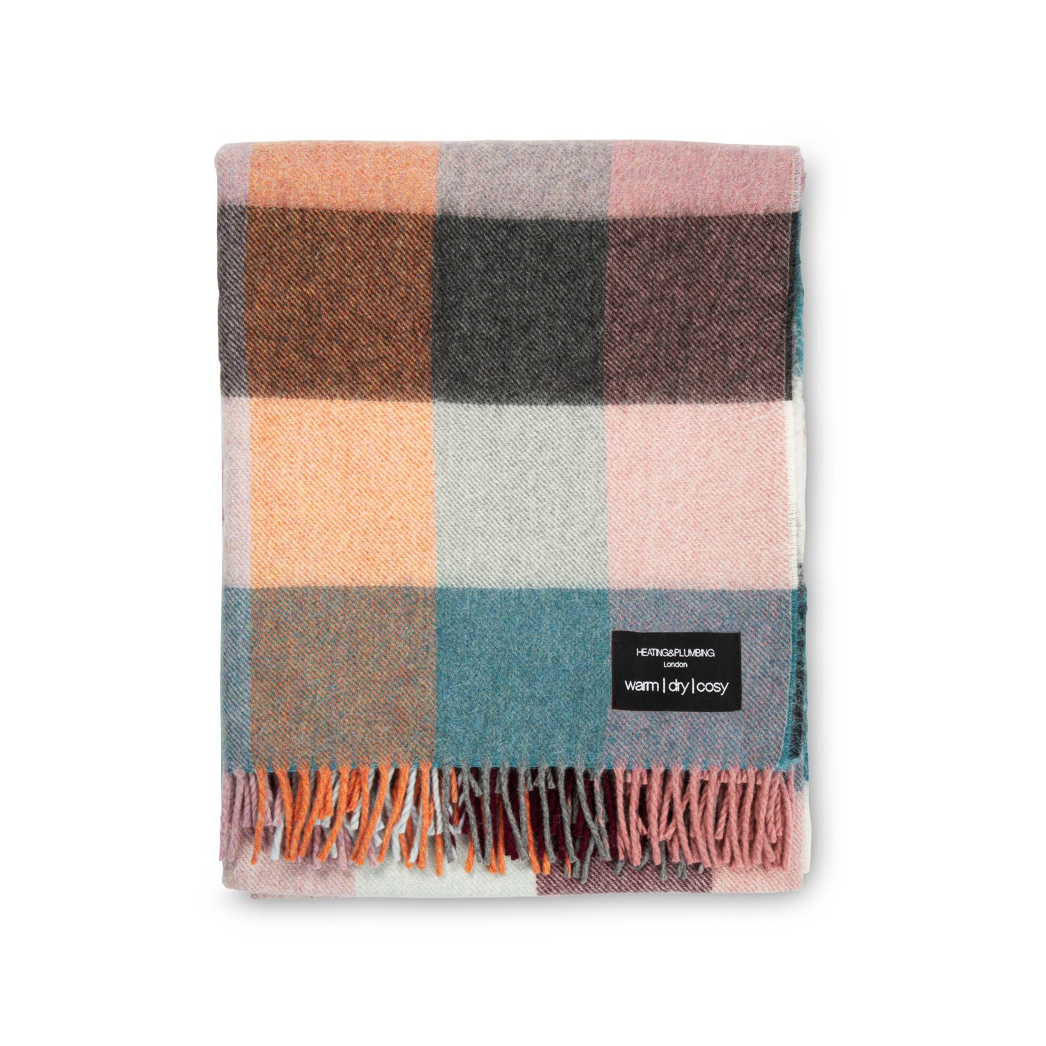 Heating & Plumbing London Wonderland Checked Alpaca And Wool-blend Throw 200cm X 145cm Multicolour In Multi