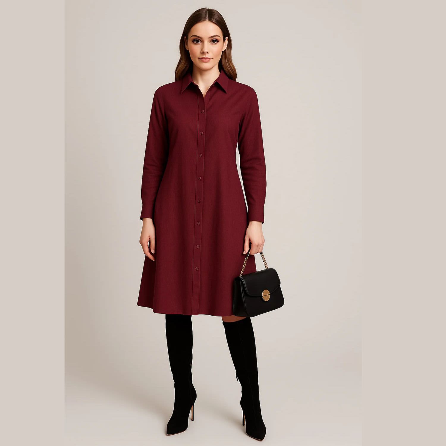 flex cotton dress Soft Mocha Cotton Flex Dress