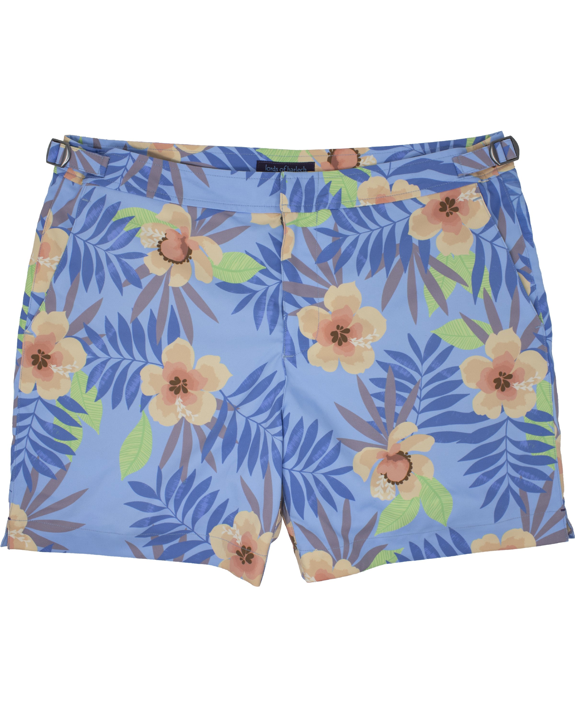 Men’s Green / Blue Pool Farm Floral Blue 33" Lords of Harlech