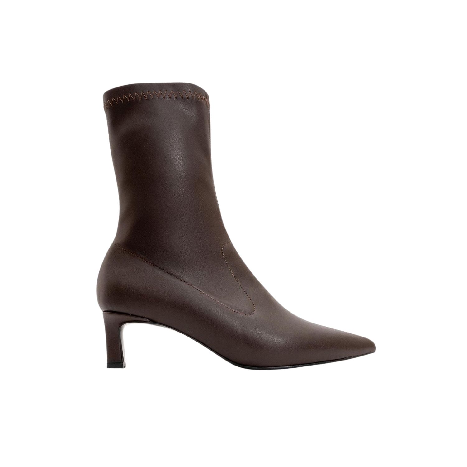 Prologue Shoes Women's Lewin Brown Cilt Pointed Toe Stiletto Boot