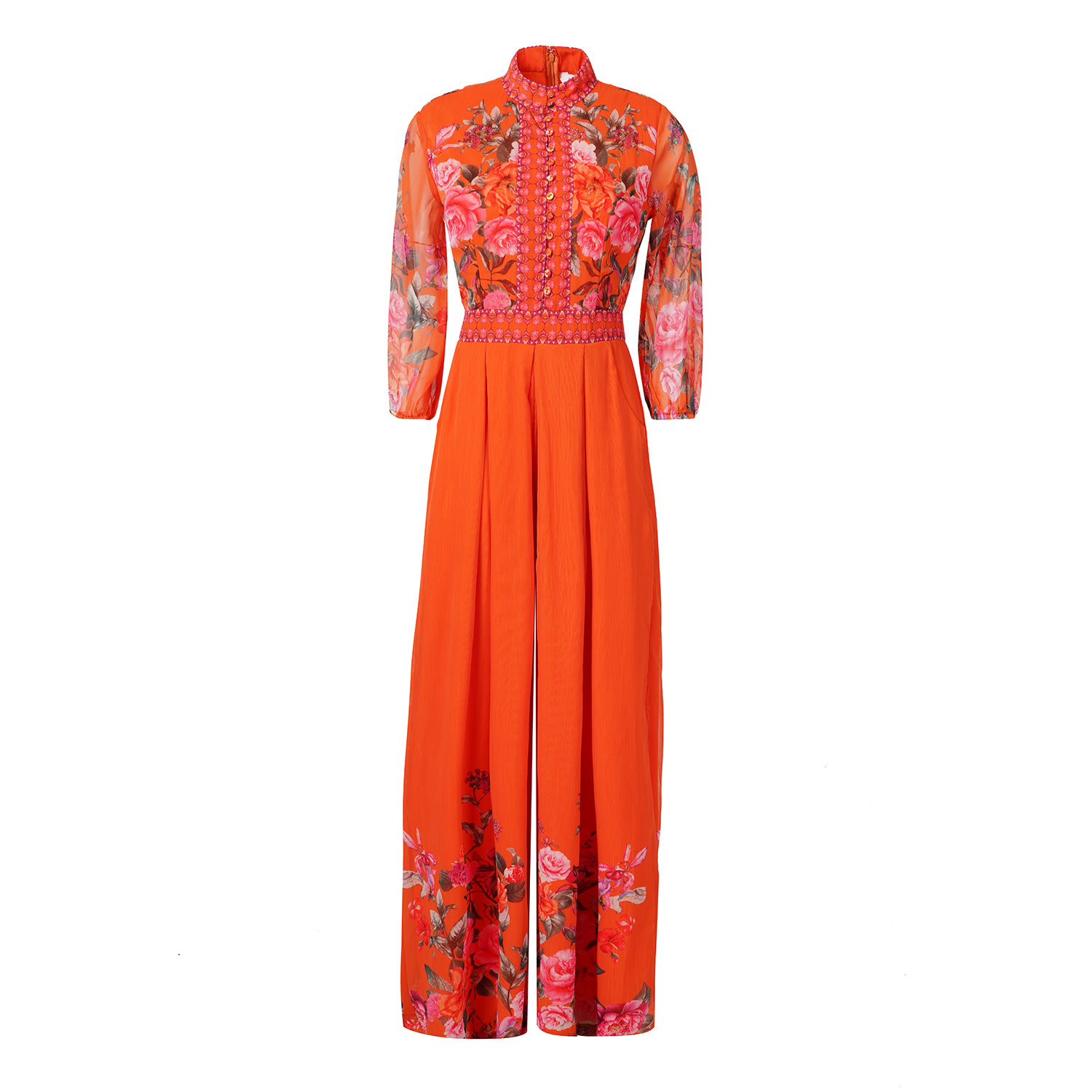 Women's Harper Orange Jumpsuit | XXL | Raishma