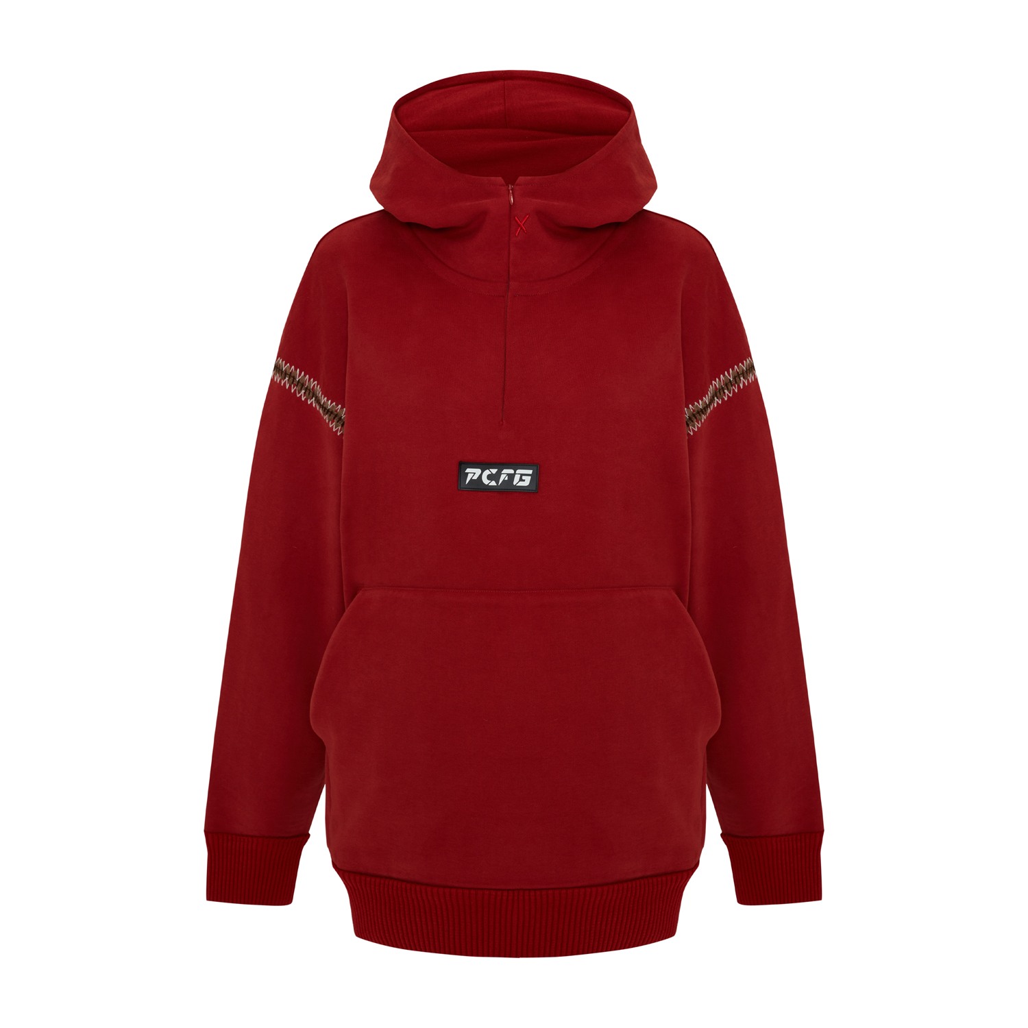Pcfg Men Zip Up Hoodie - Red Ochre In Red