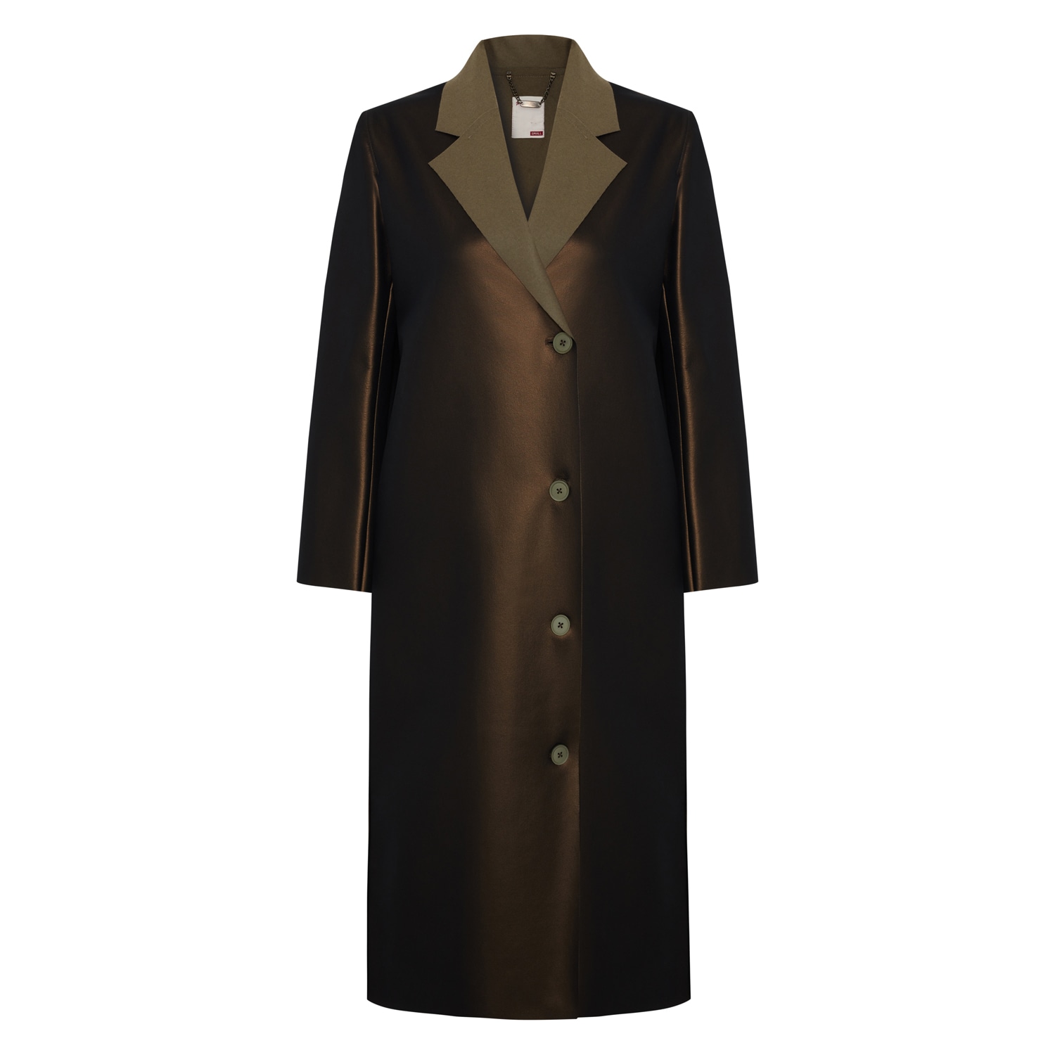 Pcfg Green Paper Coat - Women In Green